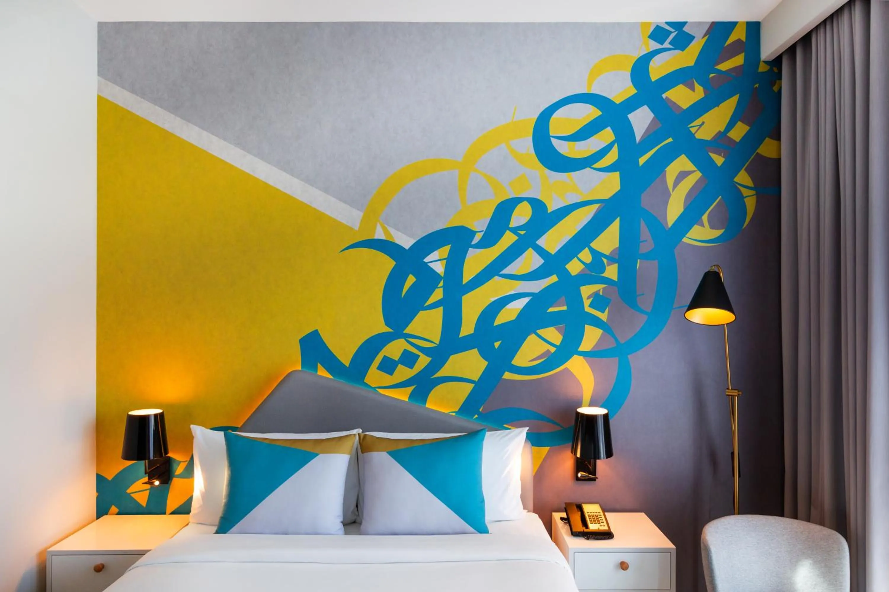 Bed in ibis Styles Dubai Deira