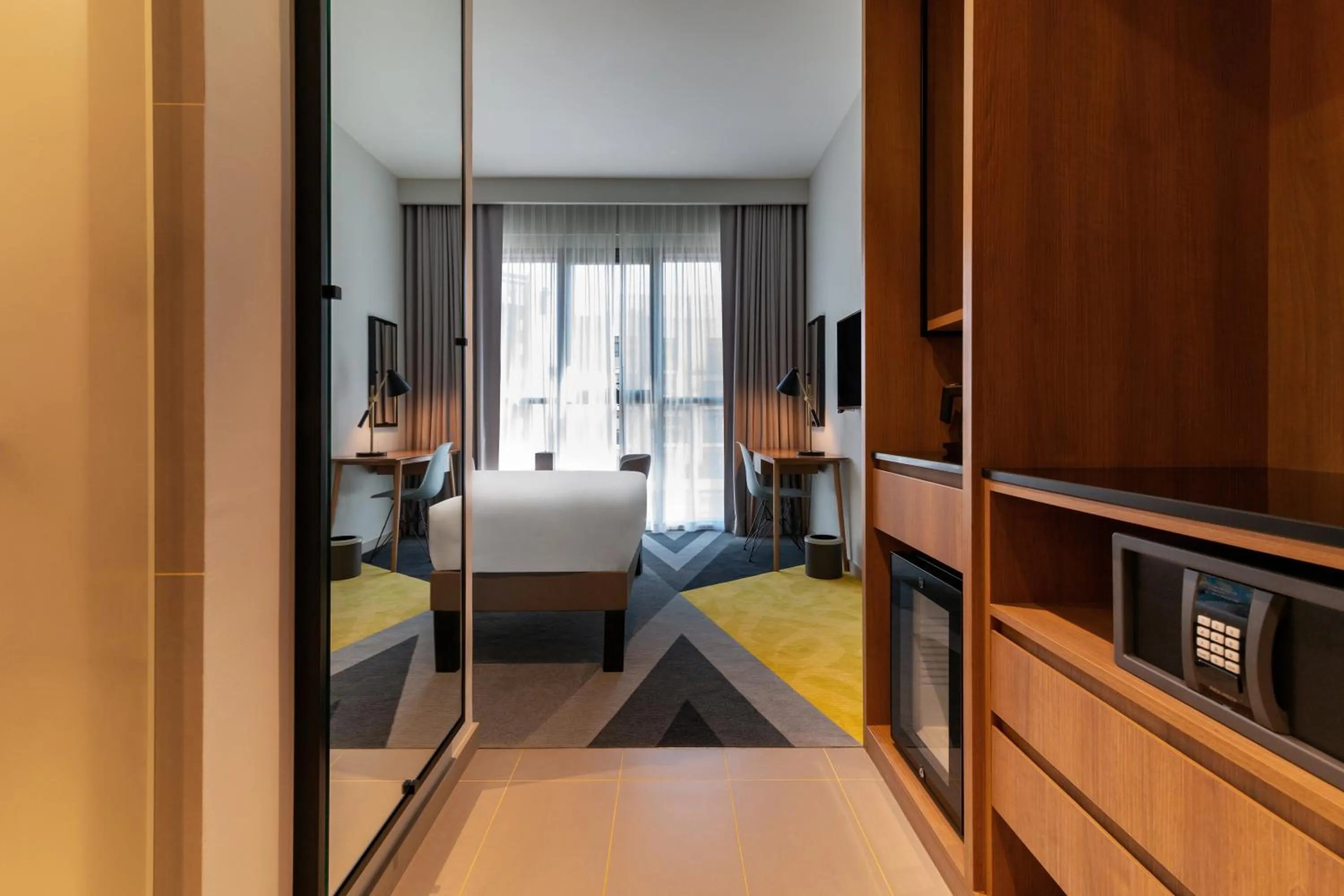 Bedroom, Bed in ibis Styles Dubai Deira