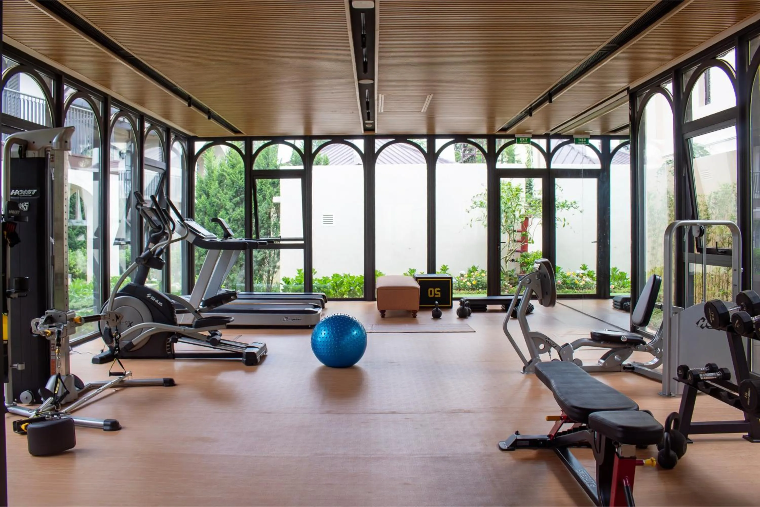 Fitness centre/facilities in Mercure Dalat Resort