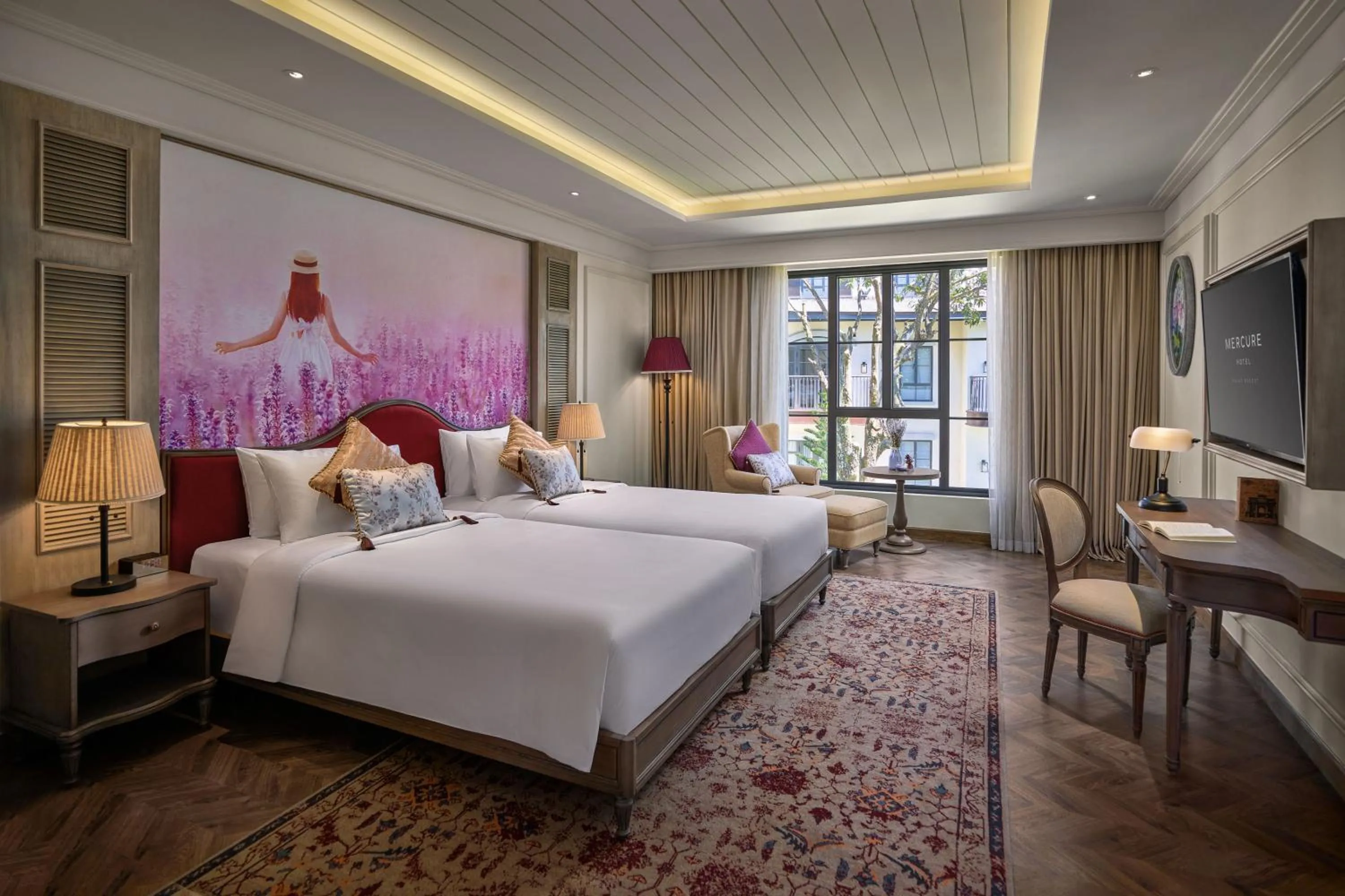 Bed in Mercure Dalat Resort