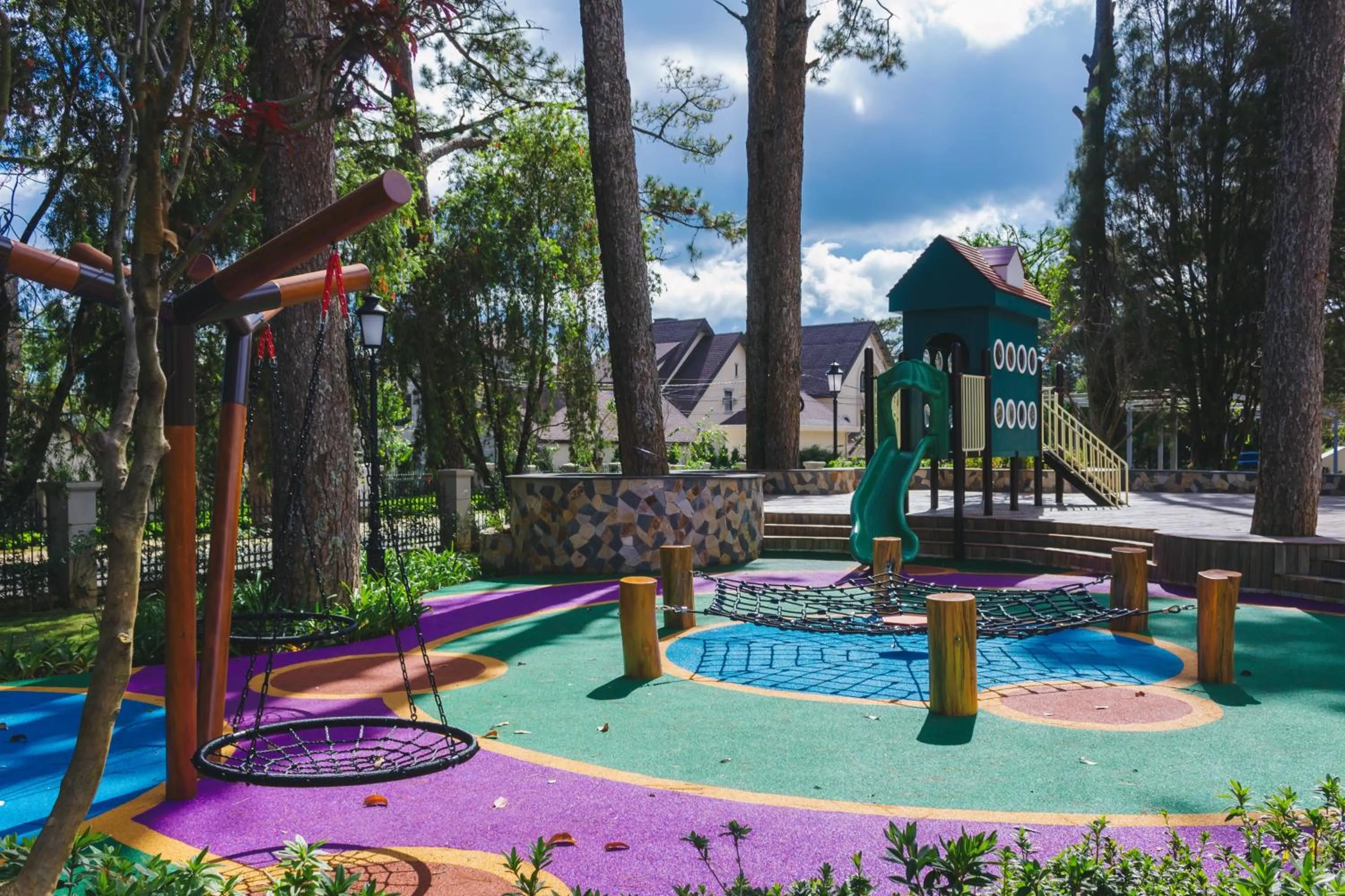 Children play ground in Mercure Dalat Resort