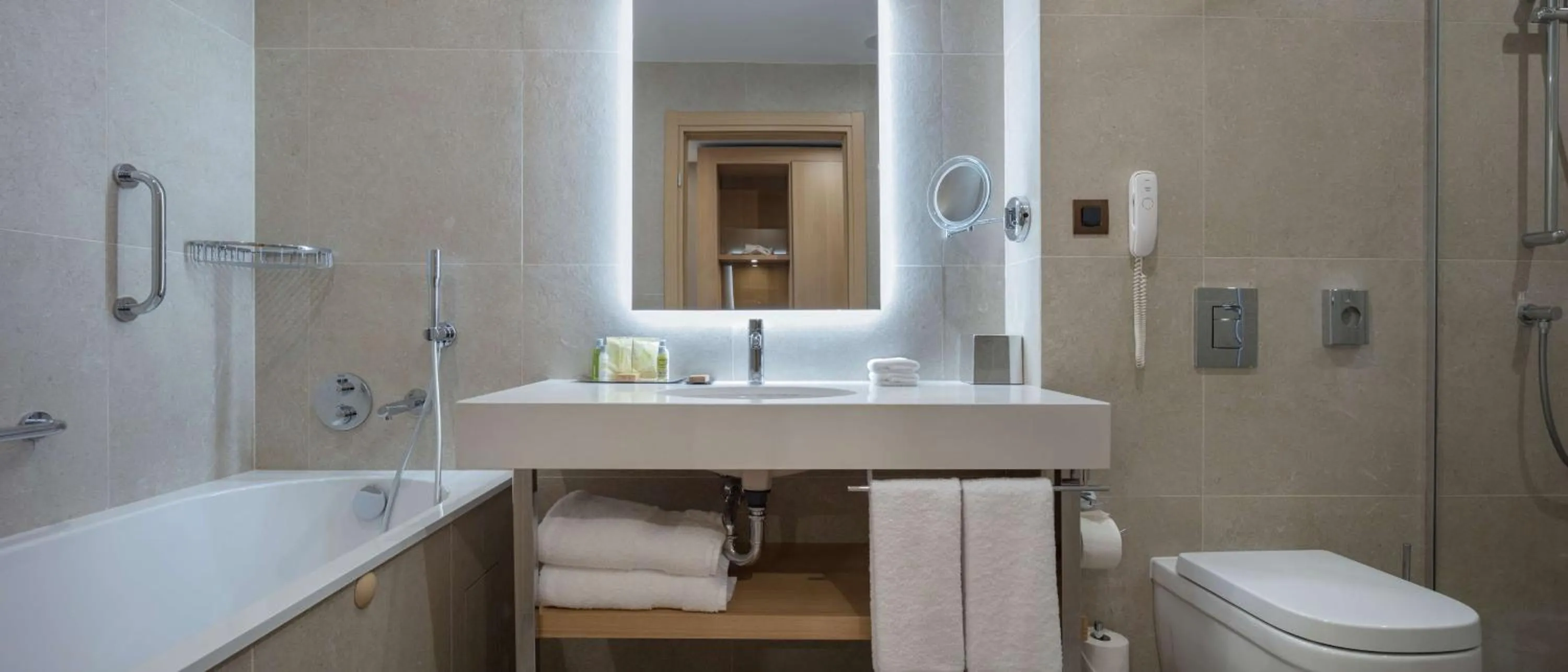 Bathroom in Doubletree By Hilton Plovdiv Center