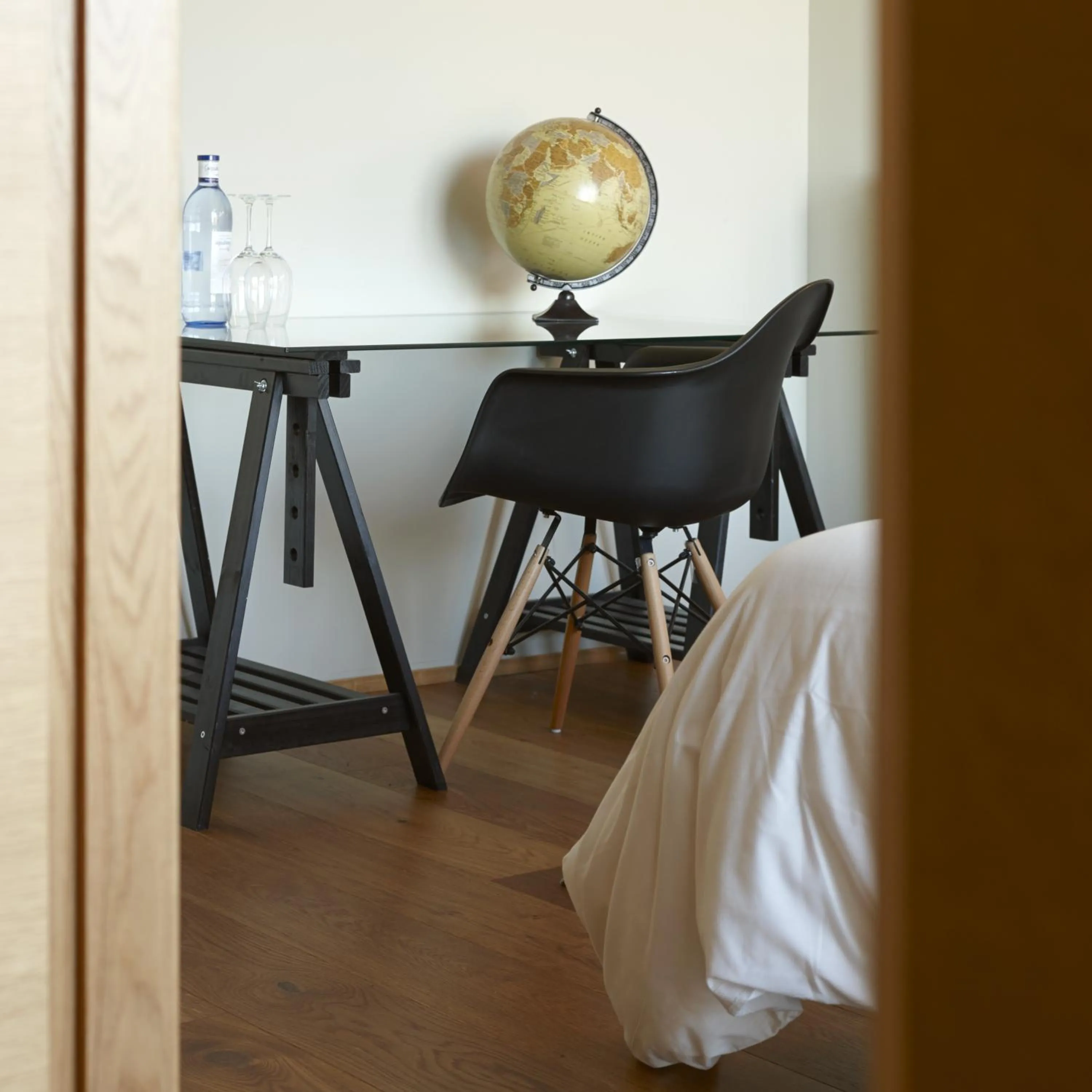Seating area, Bed in Hotel San Prudentzio