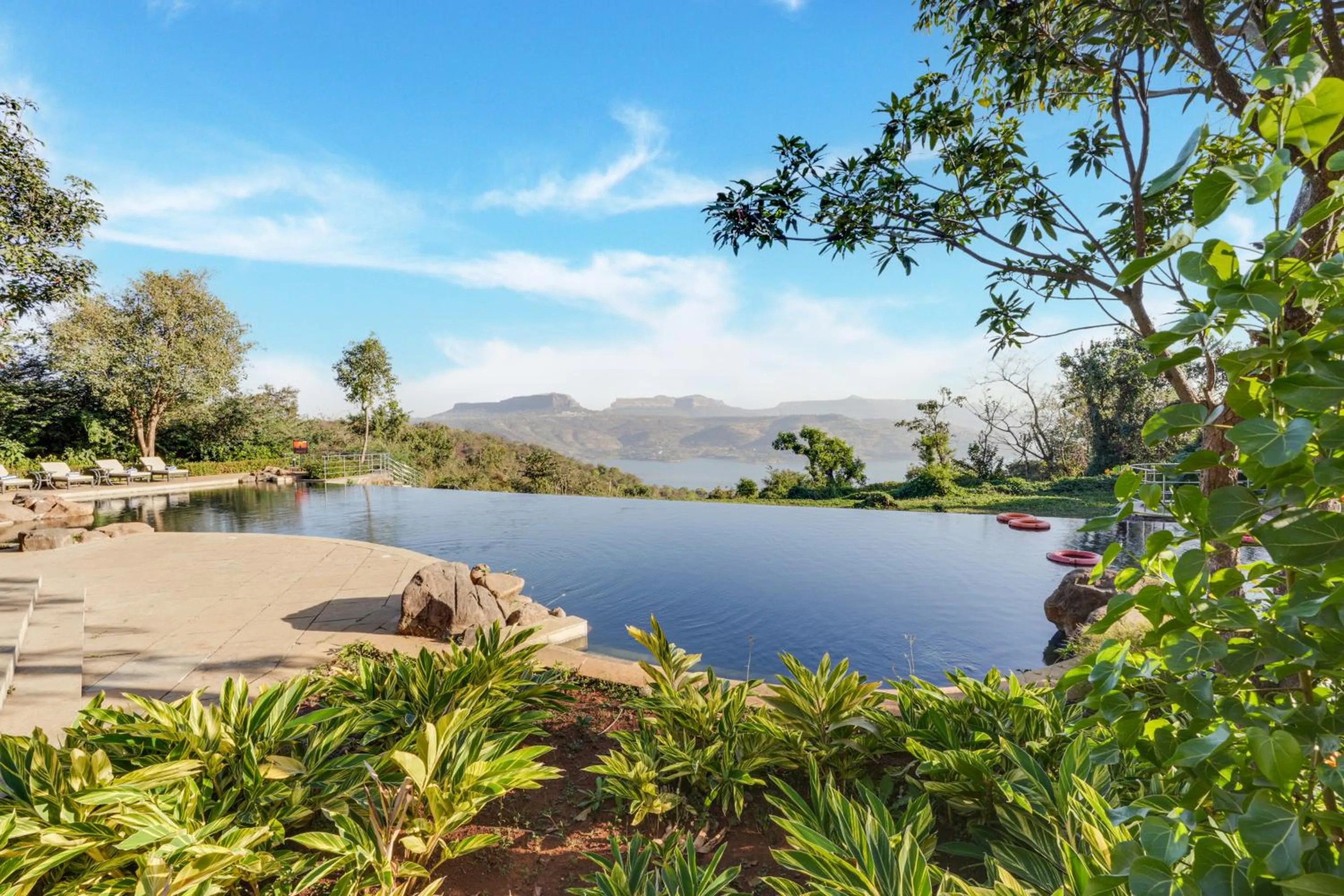 Swimming pool in Club Mahindra Tungi, Lonavala