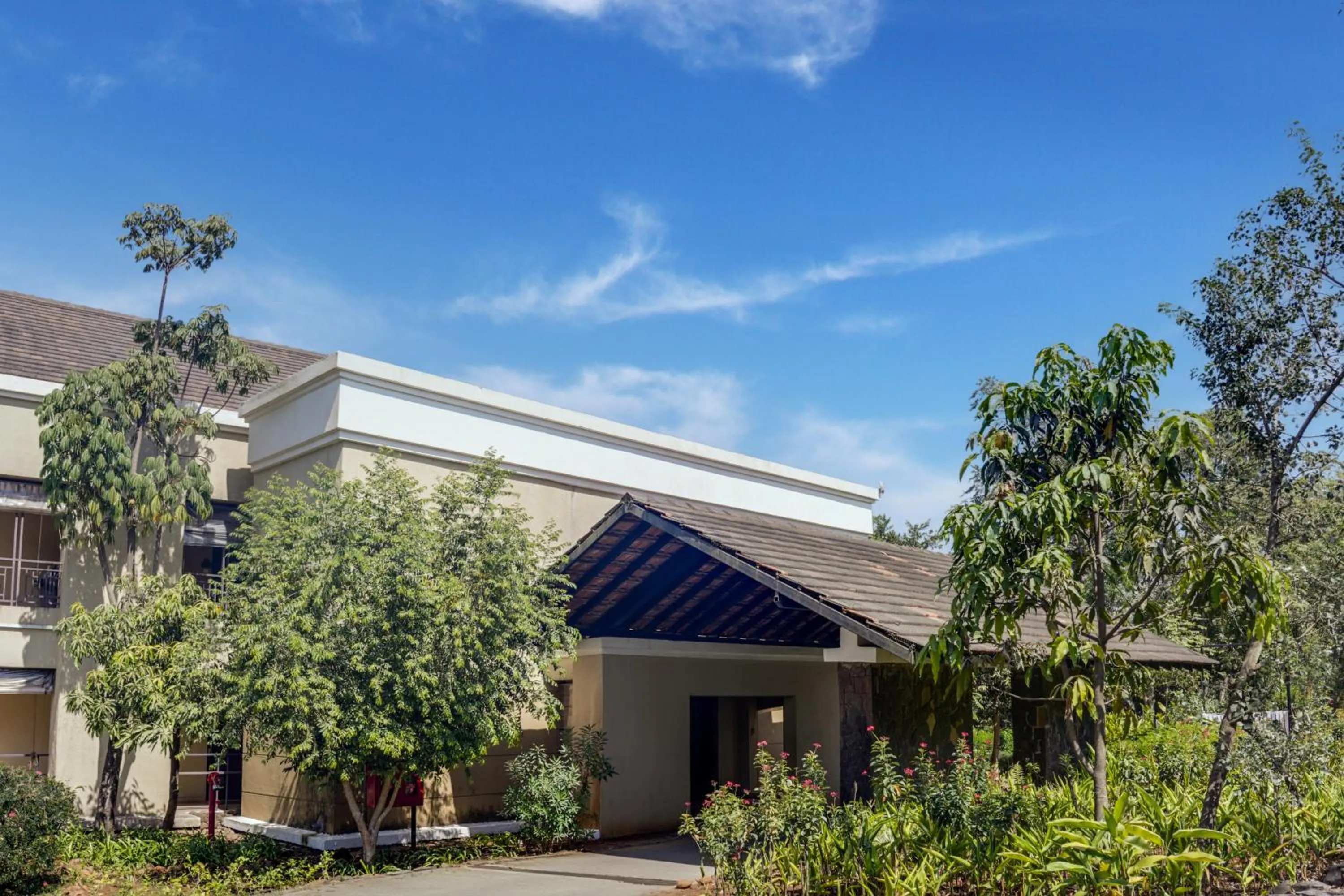 Facade/entrance in Club Mahindra Tungi, Lonavala