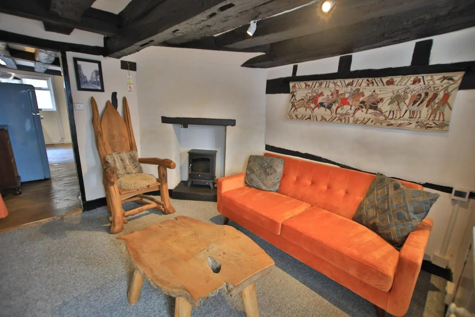 Living room in Fishermans Cottage - Hastings