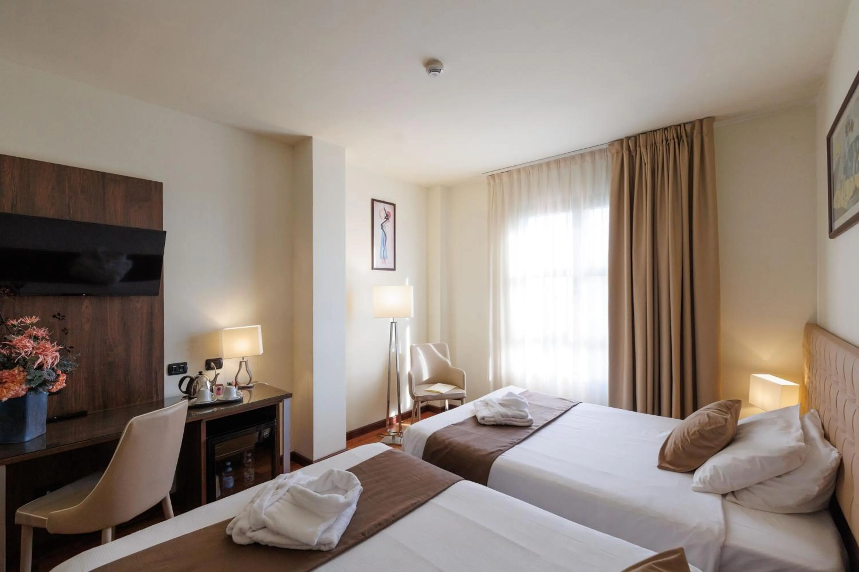 hair dresser, Bed in Charme Hotel