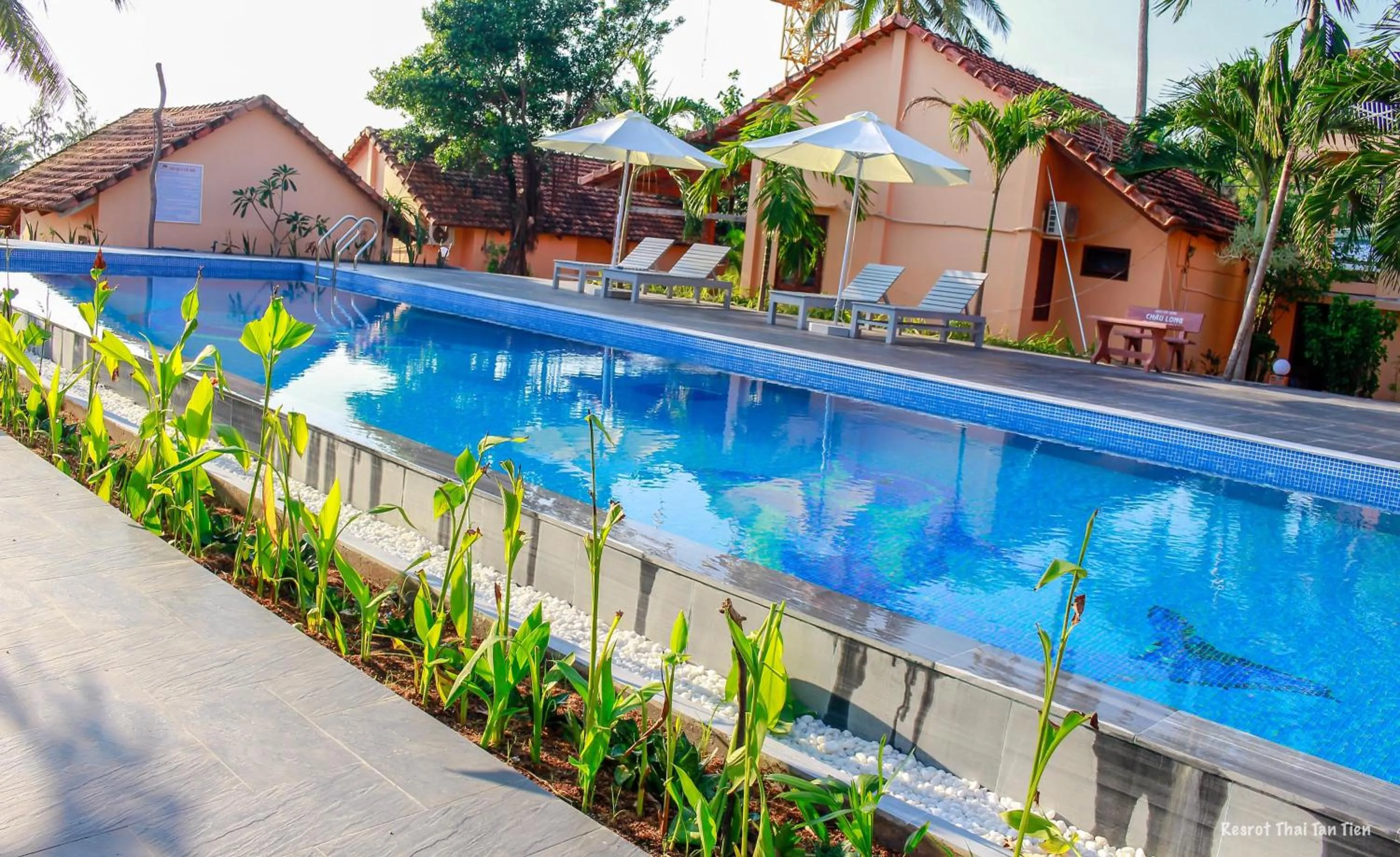 Swimming pool in Thai Tan Tien Hotel