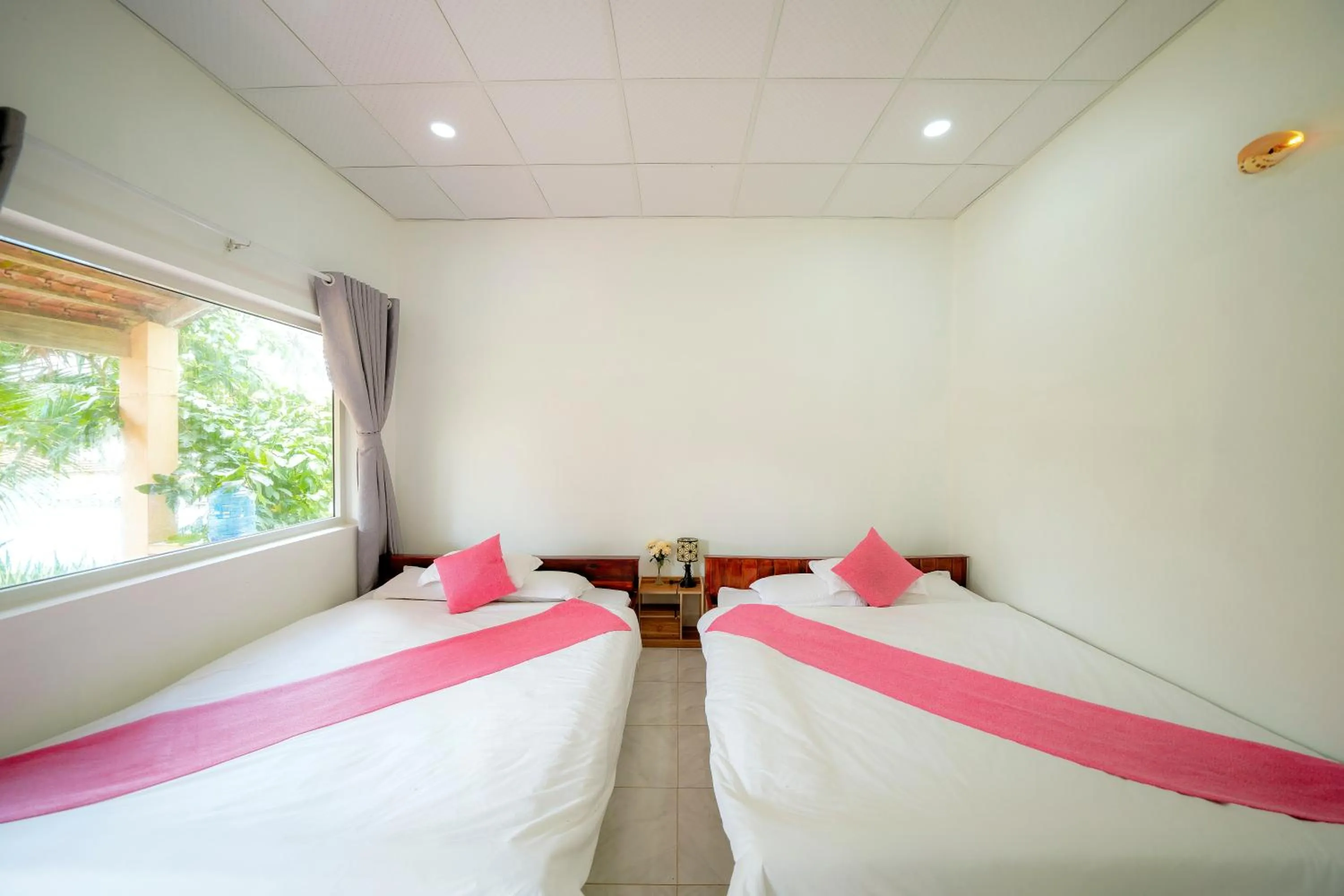 Bed in Thai Tan Tien Hotel