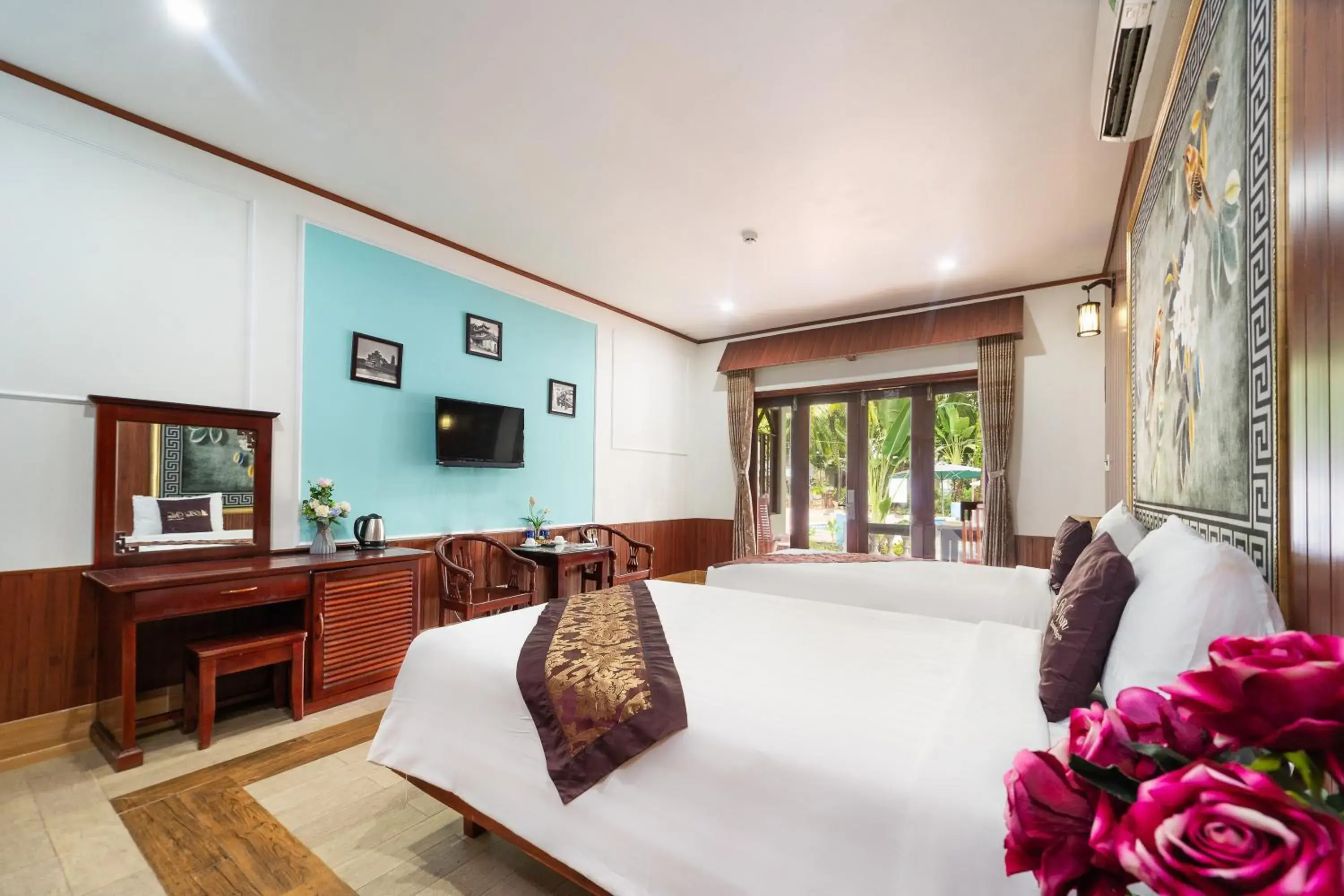 Bed in Phu Van Resort & Spa Phu Quoc Bed in Phu Van Resort & Spa Phu Quoc