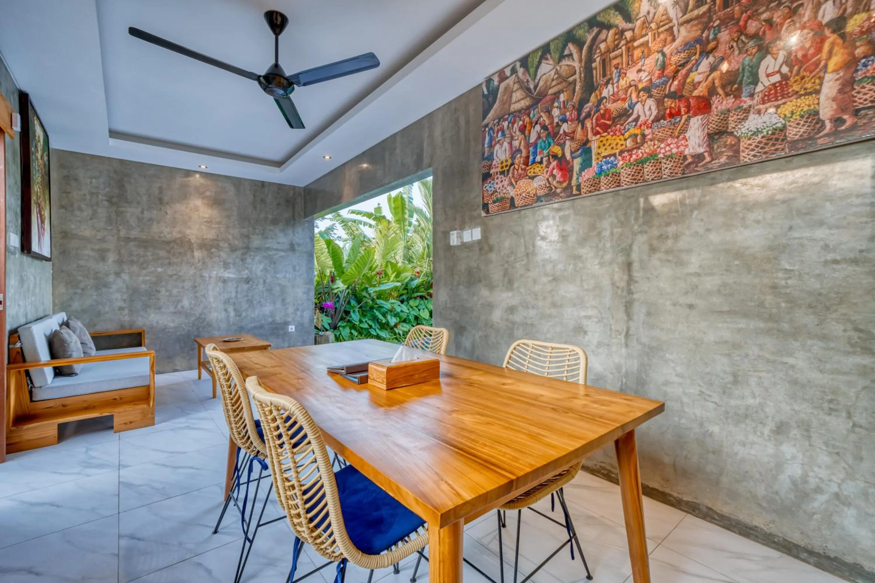 Living room in Villa Mirah Ubud