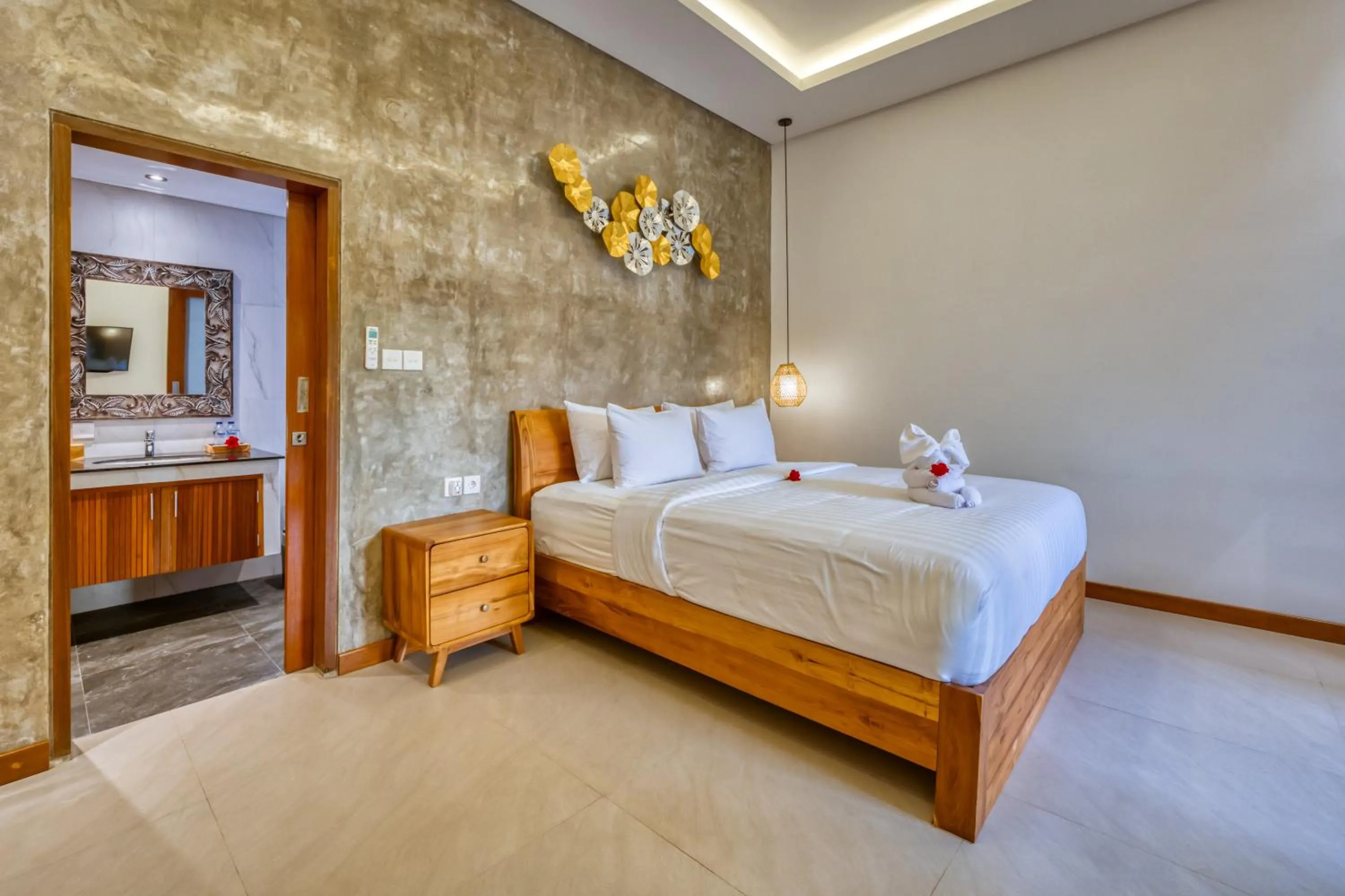 Bedroom, Bed in Villa Mirah Ubud