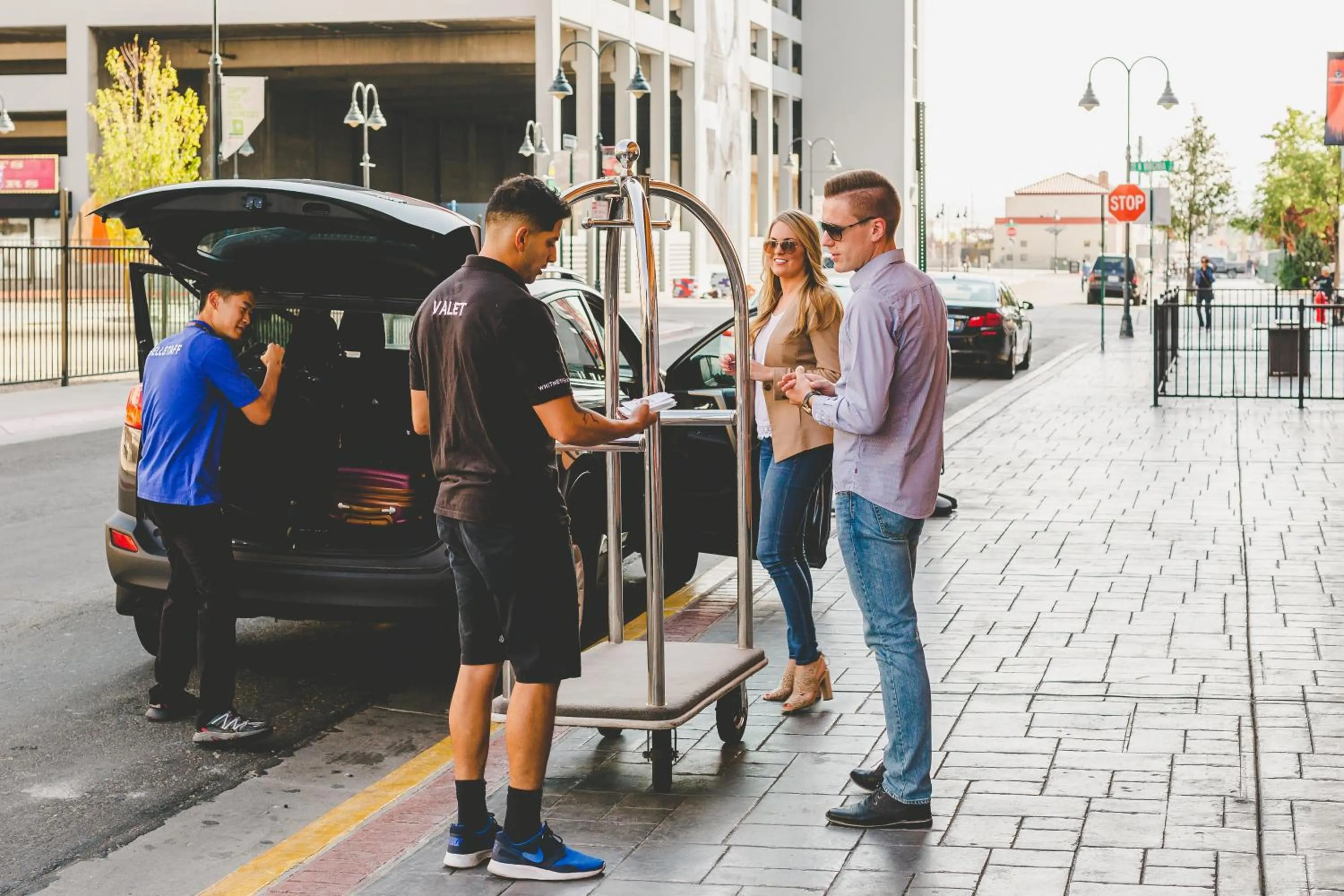 group of guests in Whitney Peak Hotel Reno, Tapestry Collection by Hilton
