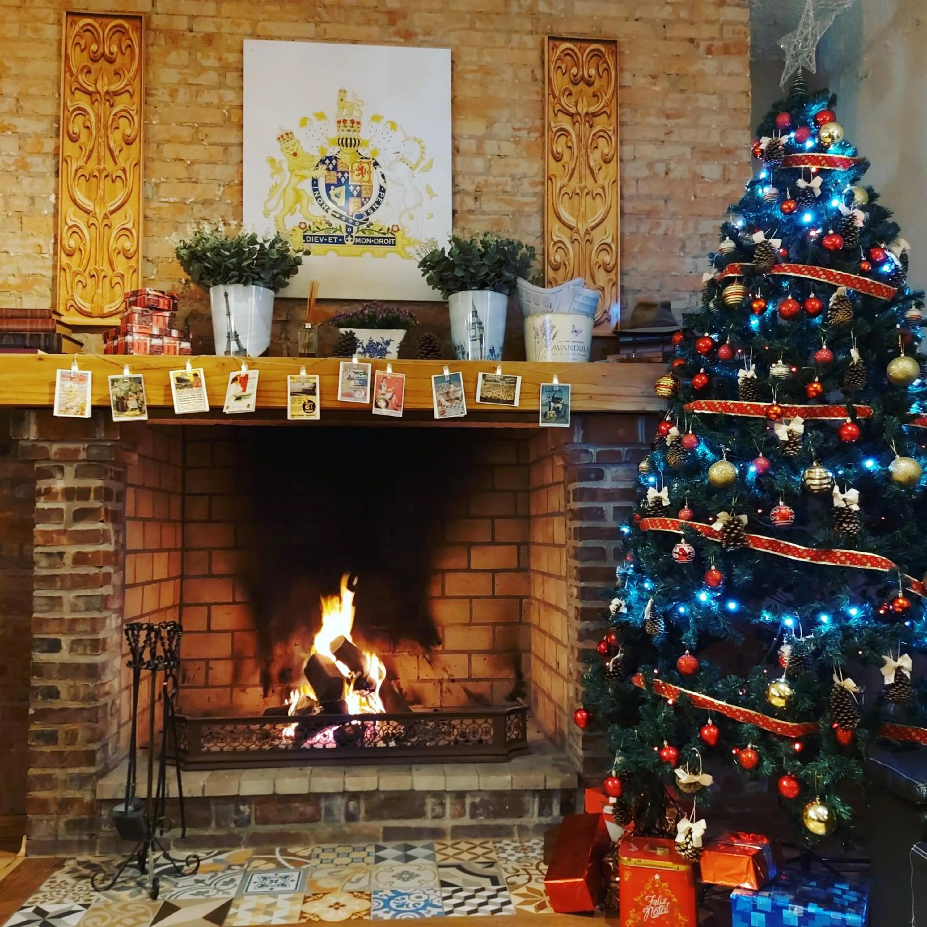 Living room in Hotel Boutique Britanico