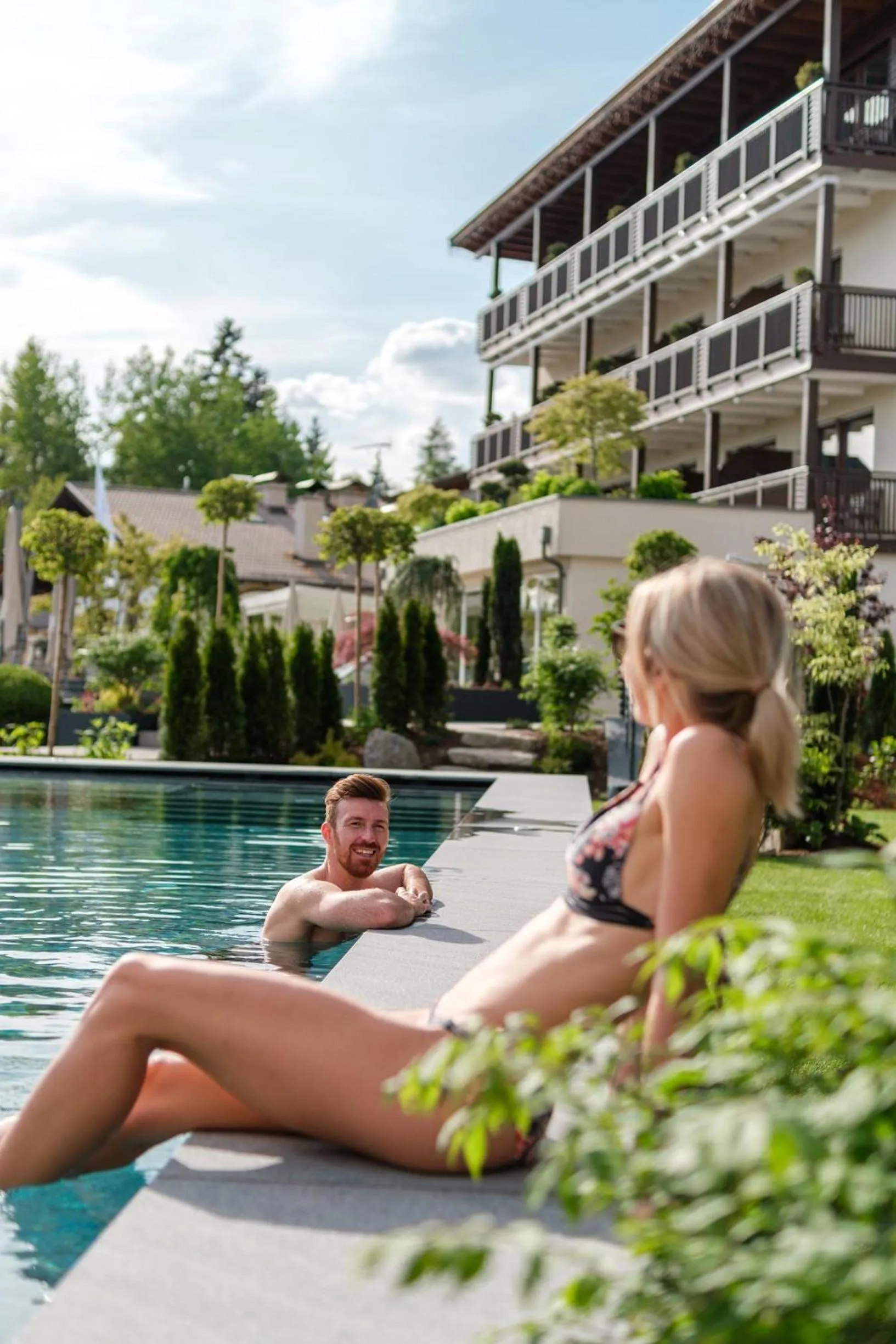 Swimming pool in Hotel Salten