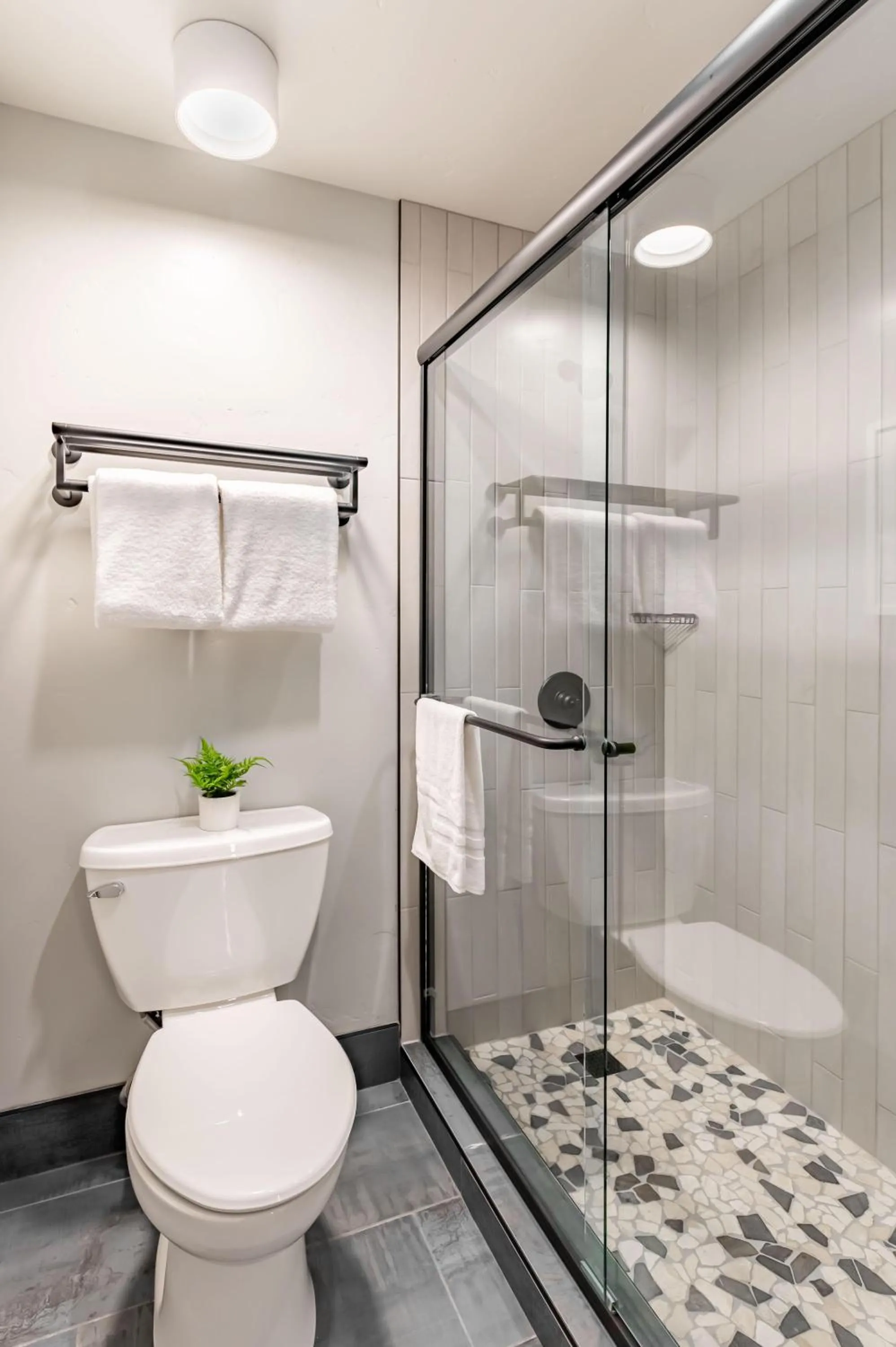 Shower in The Incline Lodge