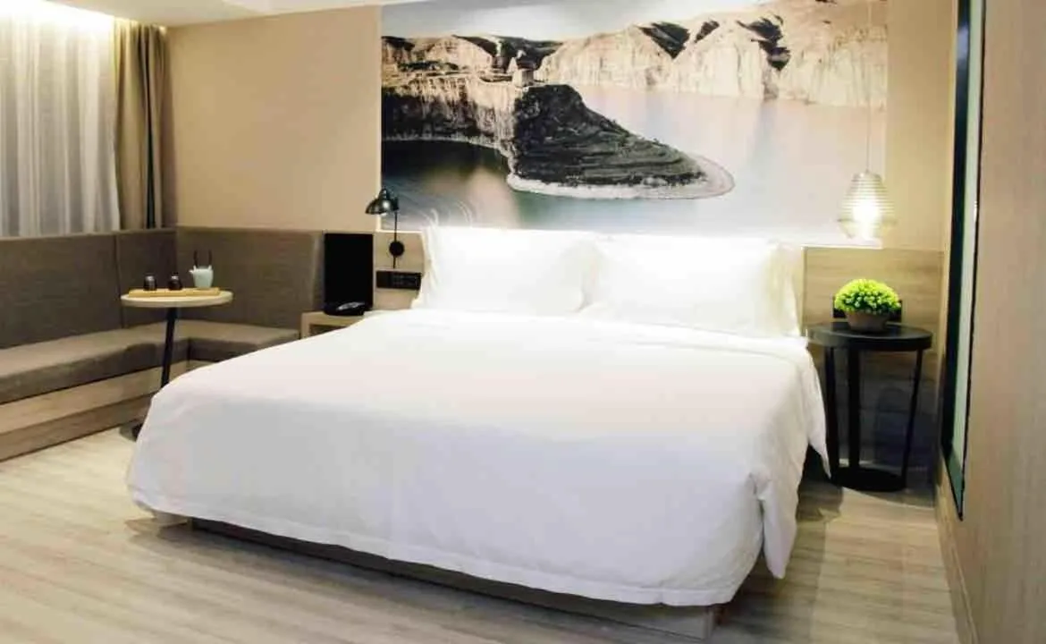 Bed in Atour Hotel Hohhot Drum Tower Manduhai