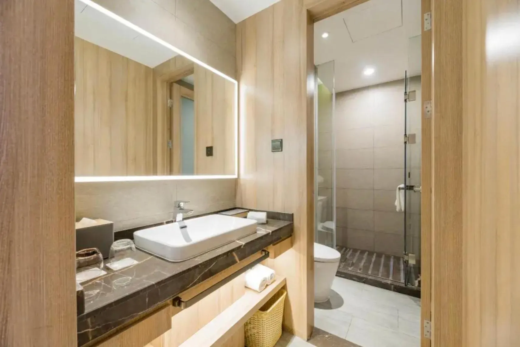 Bathroom in Atour Hotel Shanghai The Old Bund Pier