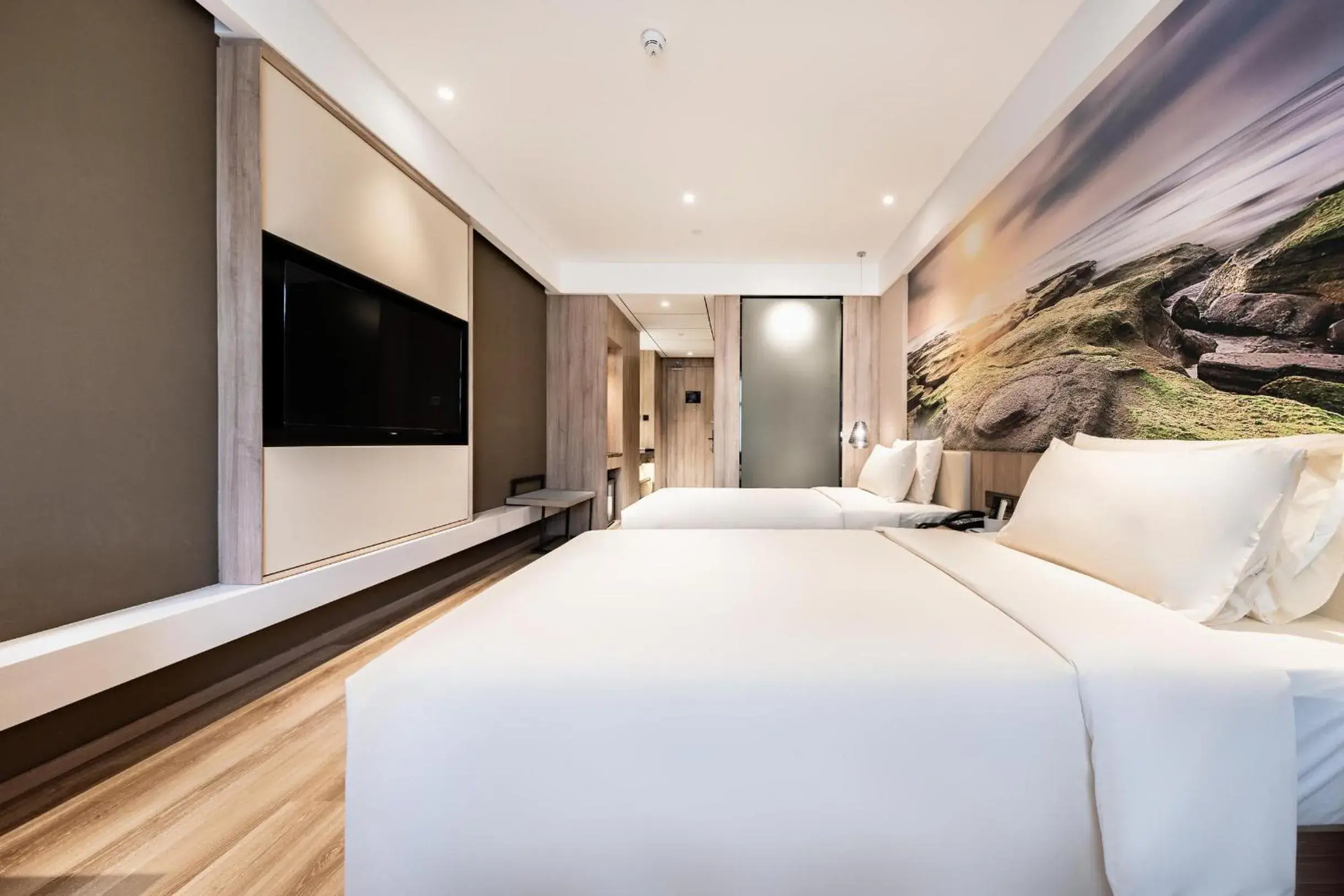 Bed in Atour Hotel Nanning North Lake Railway Station Bed in Atour Hotel Nanning North Lake Railway Station