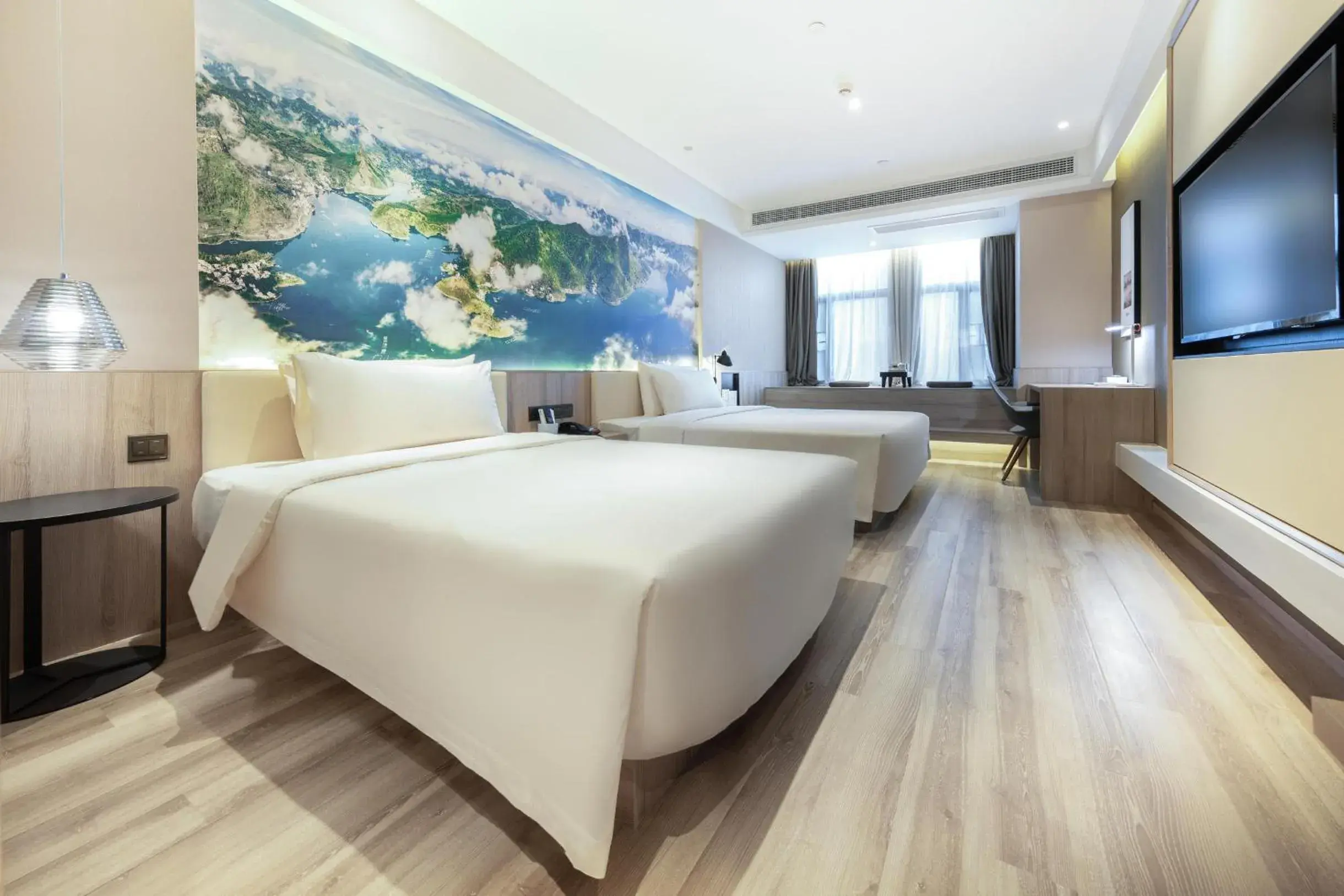 Bed in Atour Hotel Nanning North Lake Railway Station Bed in Atour Hotel Nanning North Lake Railway Station