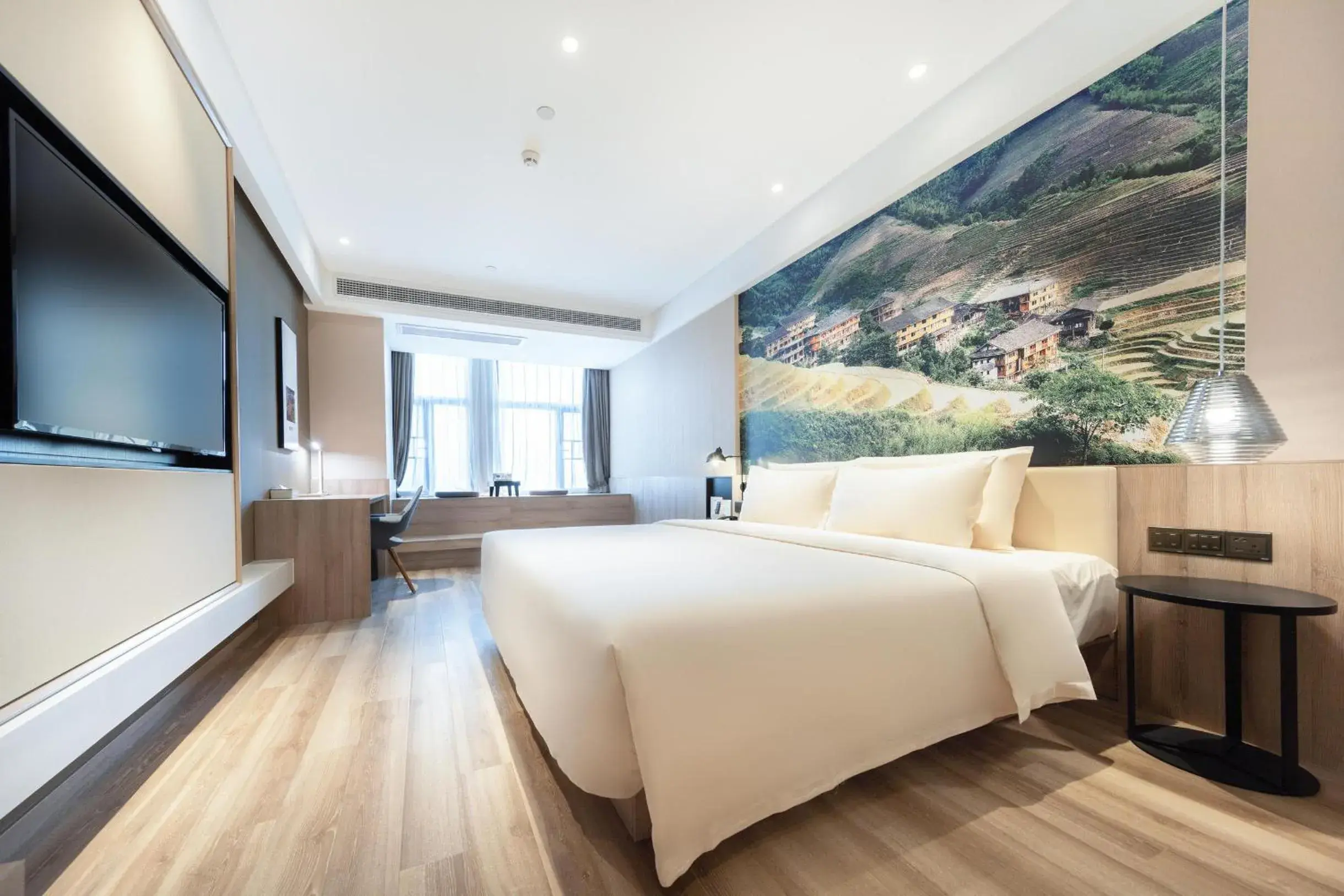 Bed in Atour Hotel Nanning North Lake Railway Station Bed in Atour Hotel Nanning North Lake Railway Station