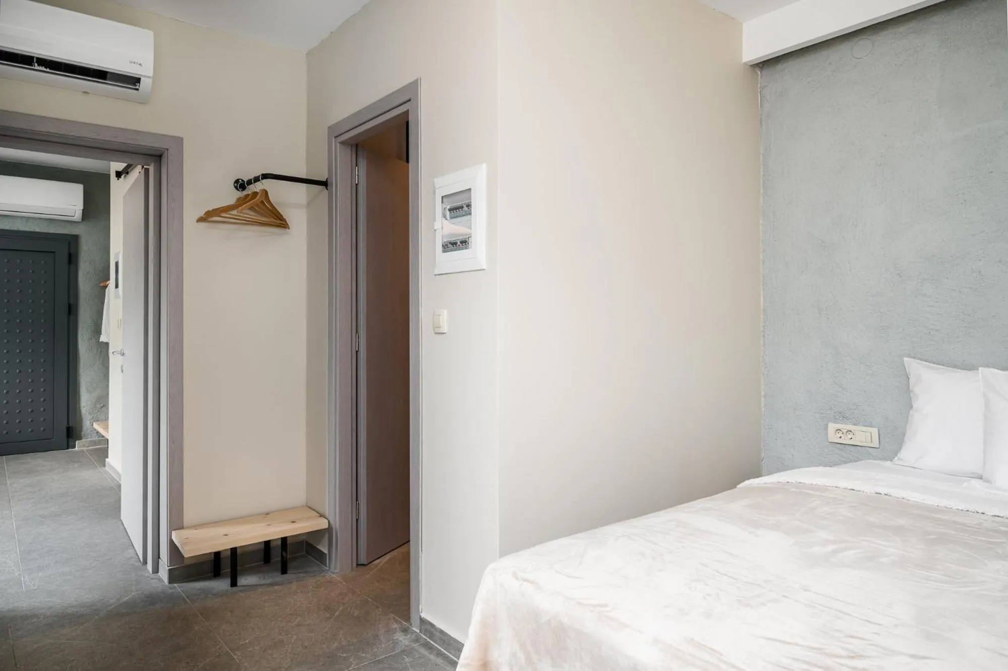 Bed in Gefiri Plakas Hotel, Tzoumerka