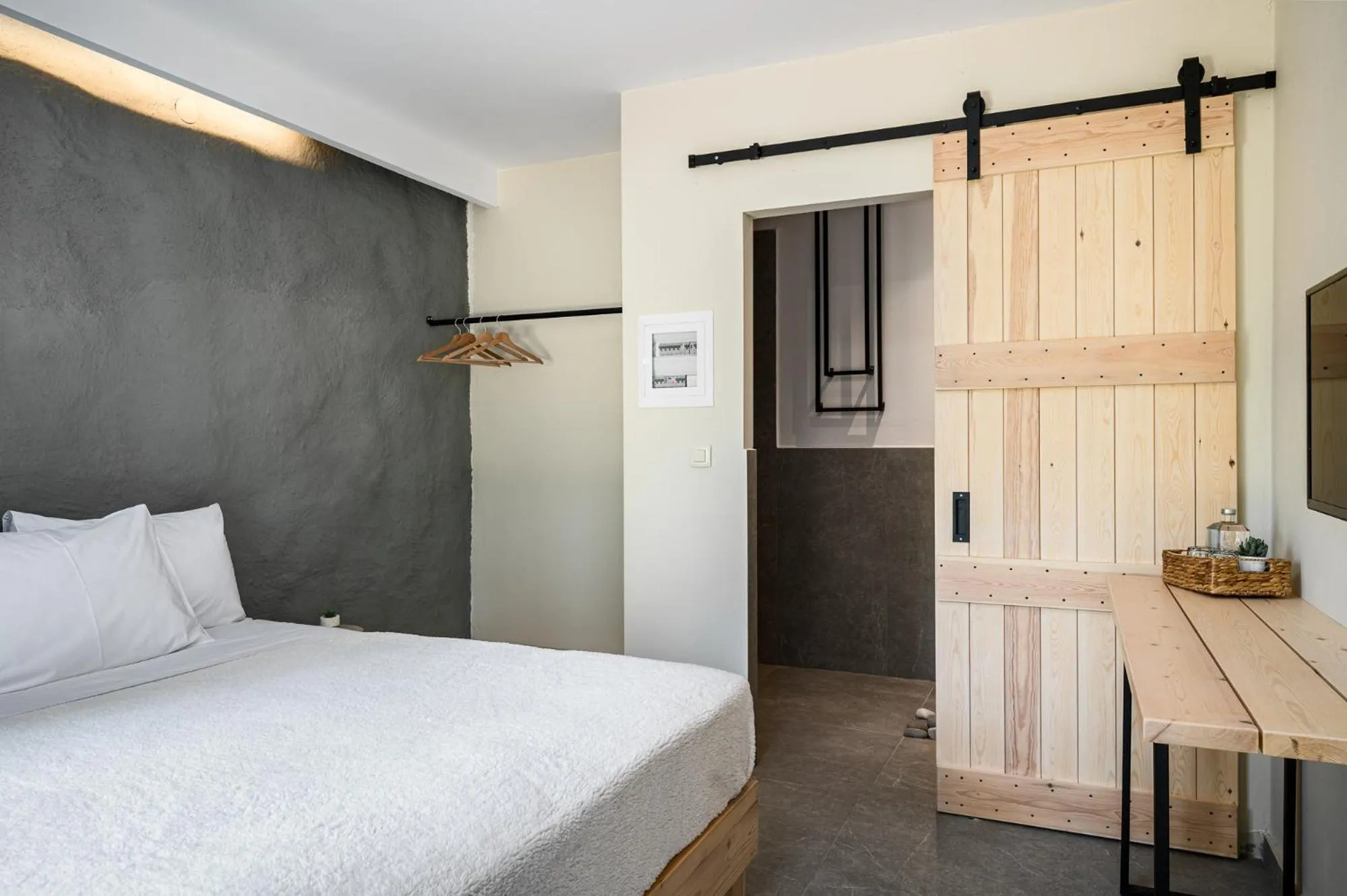 Bed in Gefiri Plakas Hotel, Tzoumerka