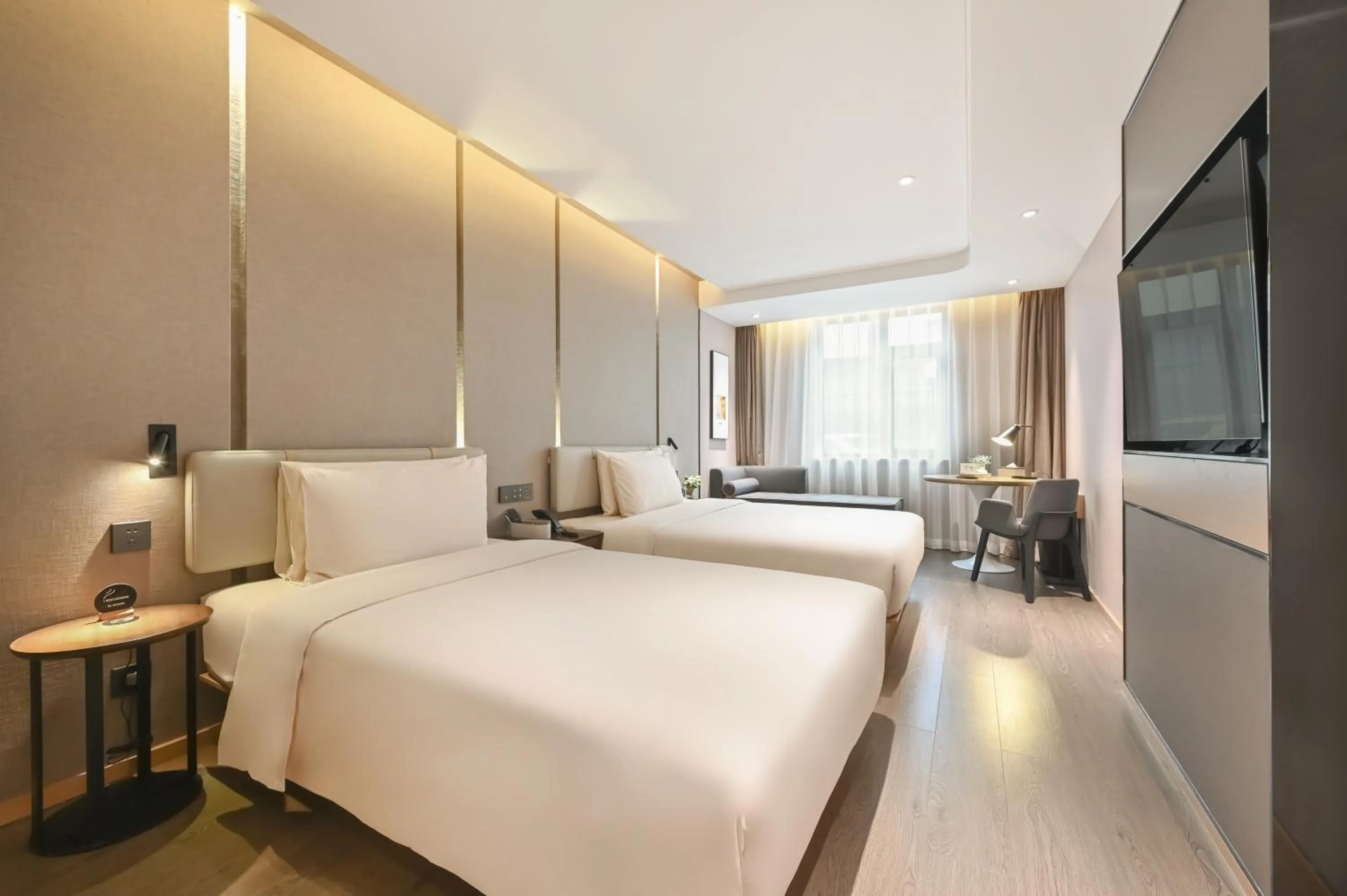 Bed in Atour Hotel Beijing Joy City Chaoyang Road
