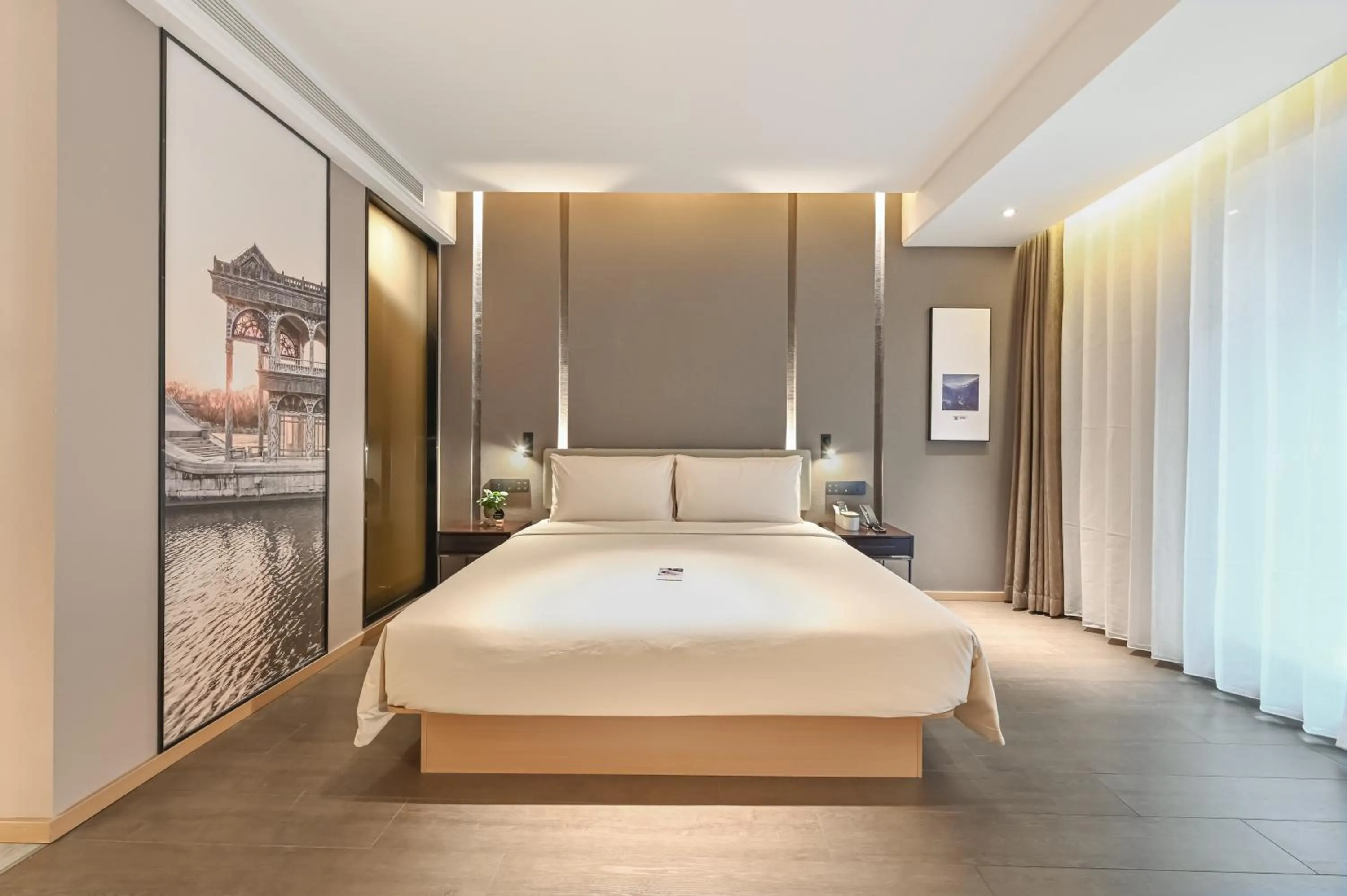 Bed in Atour Hotel Beijing Joy City Chaoyang Road