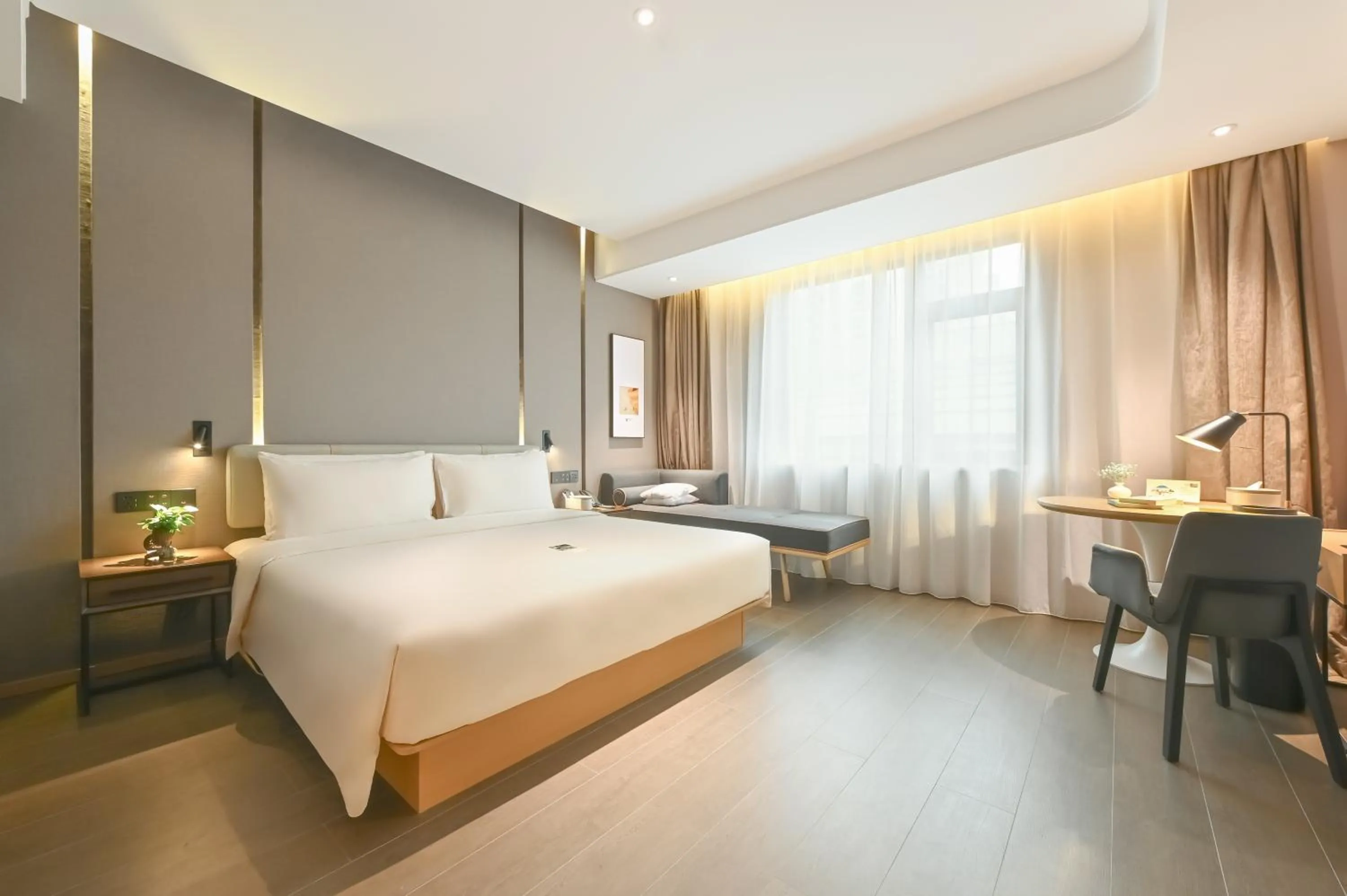 Bed in Atour Hotel Beijing Joy City Chaoyang Road