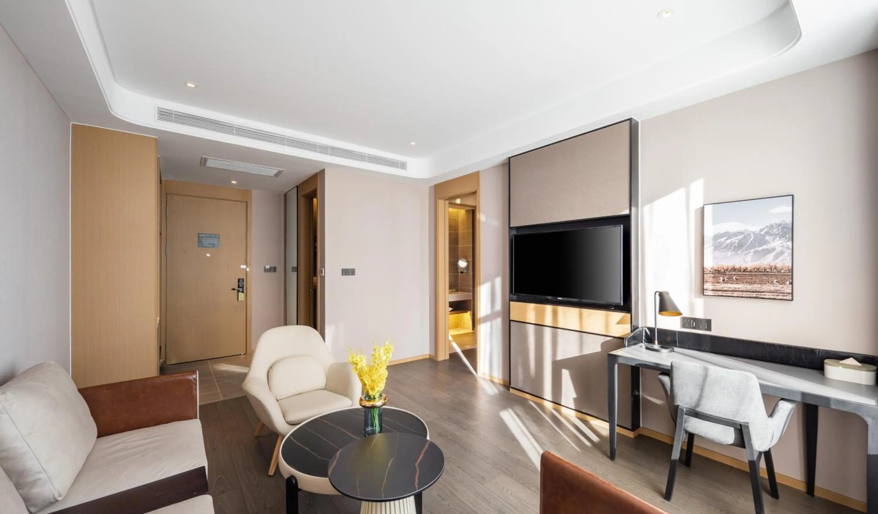 Living room in Atour Hotel Chifeng Hongshan Sport Center