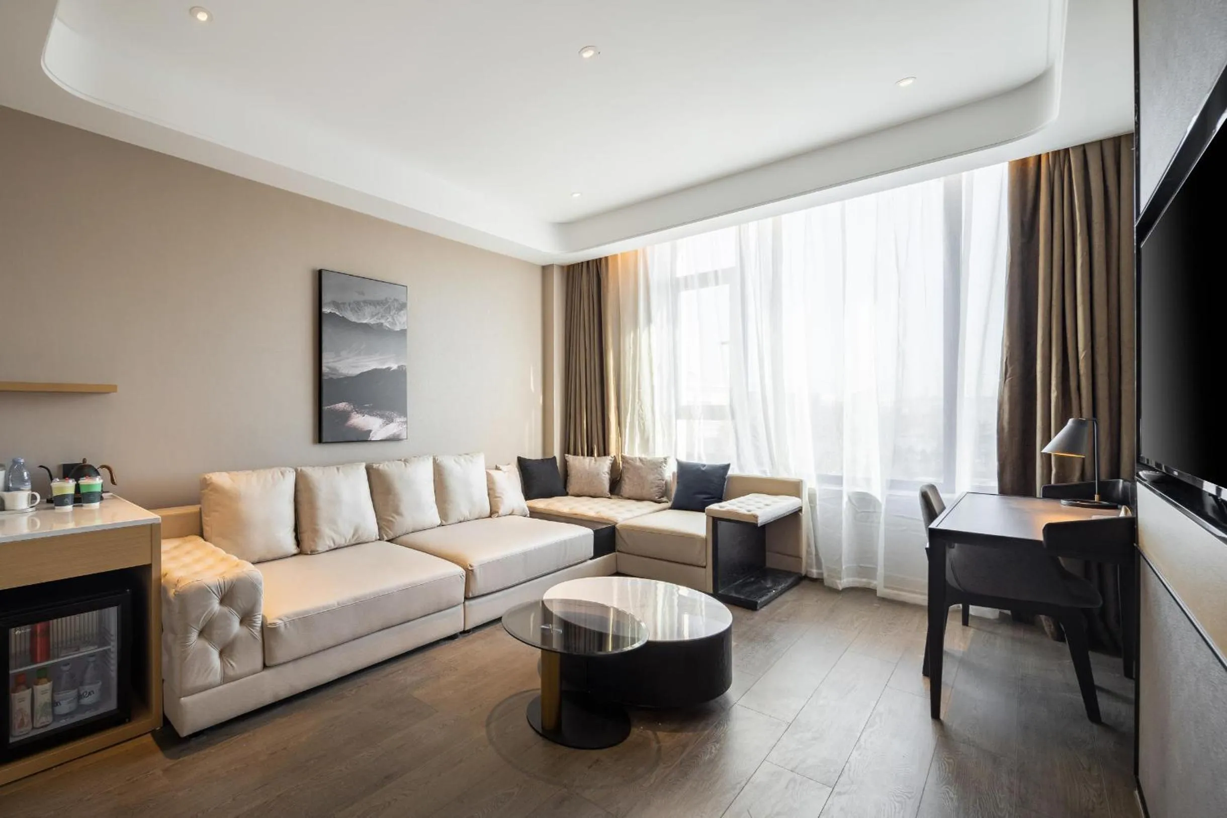 Living room in Atour Hotel Chifeng Hongshan Sport Center