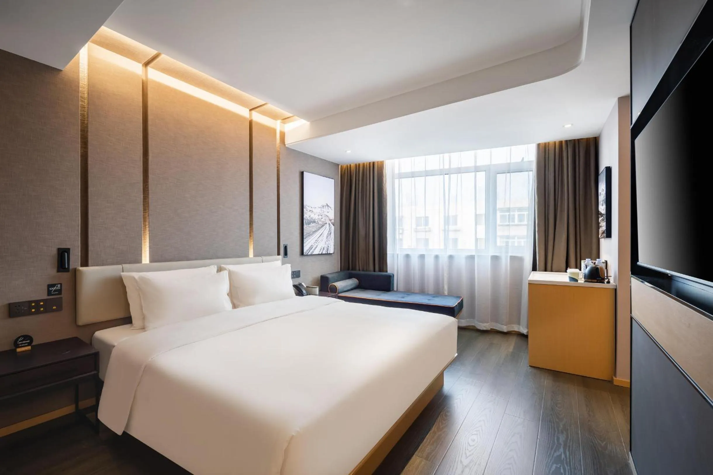 Bed in Atour Hotel Shenyang Youth Street Renao Road