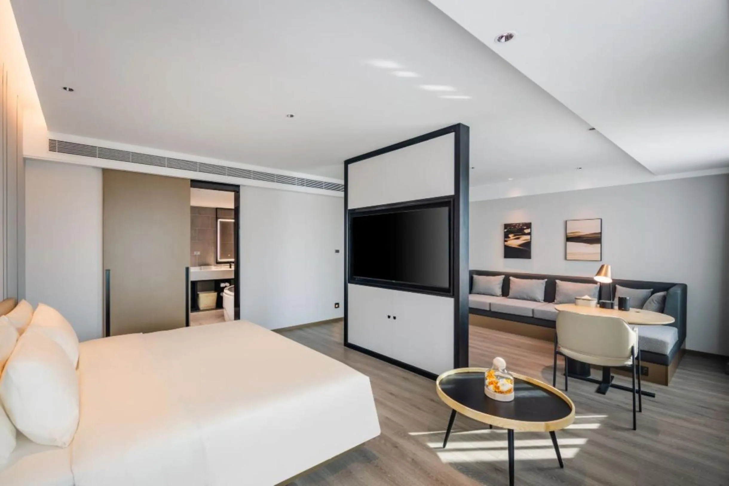 Bed in Atour Hotel Shenyang Changbai Island