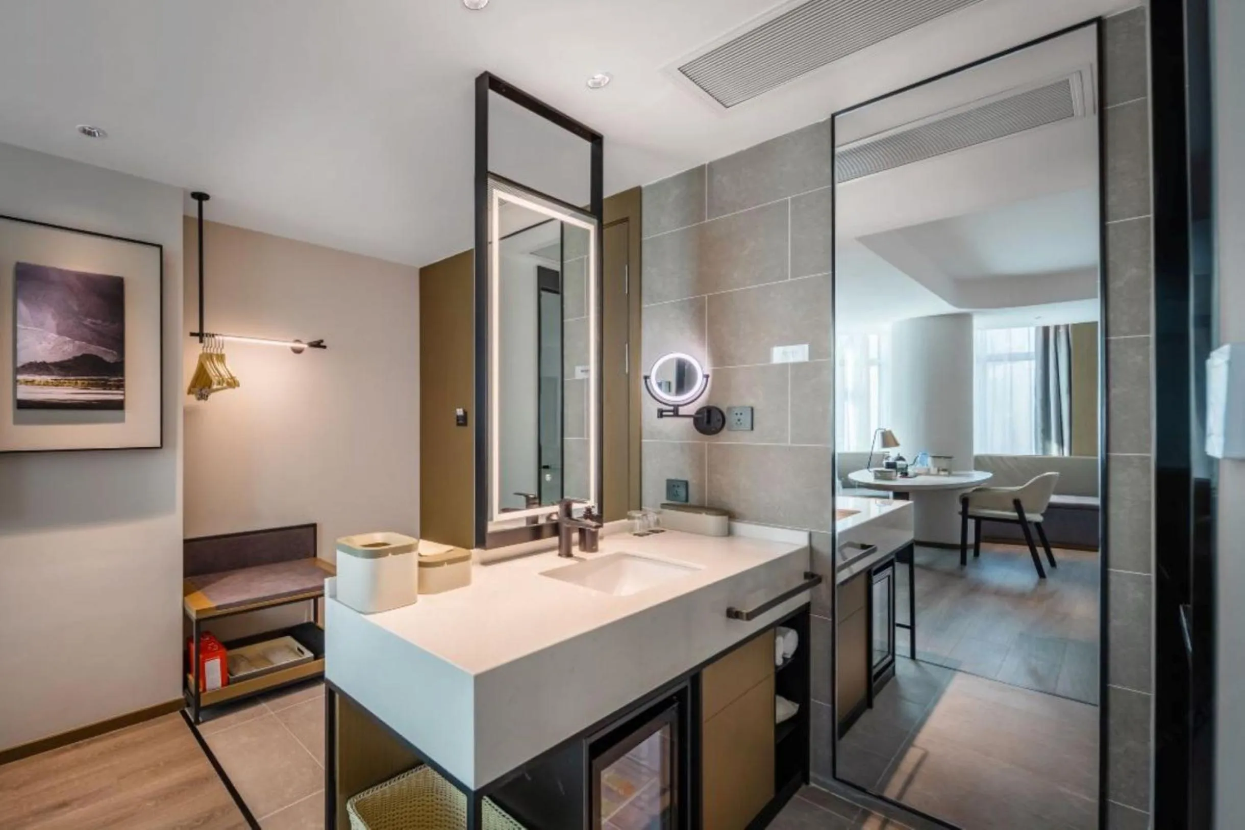 Living room in Atour Hotel Shenyang Changbai Island