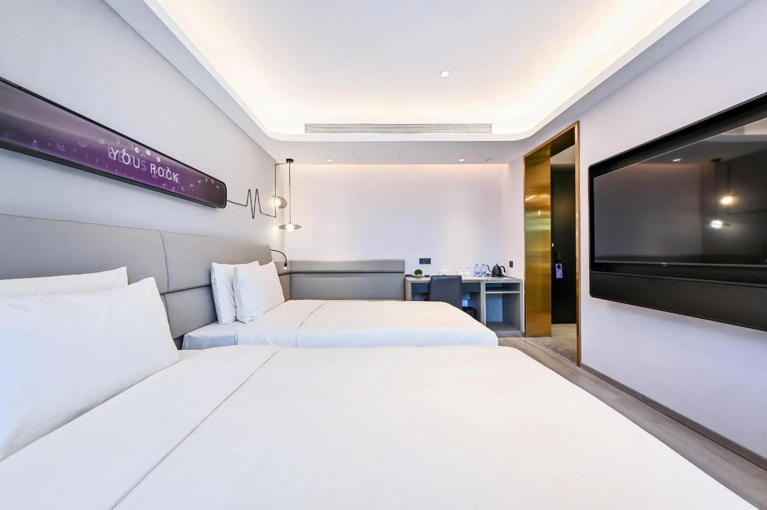 Bed in Atour Light Hotel Jilin Xiamen Street
