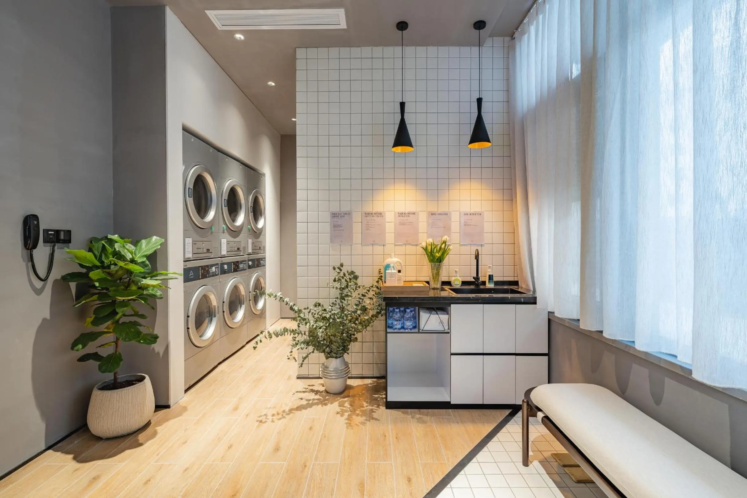 washing machine in Atour Hotel Shanghai Pujiang