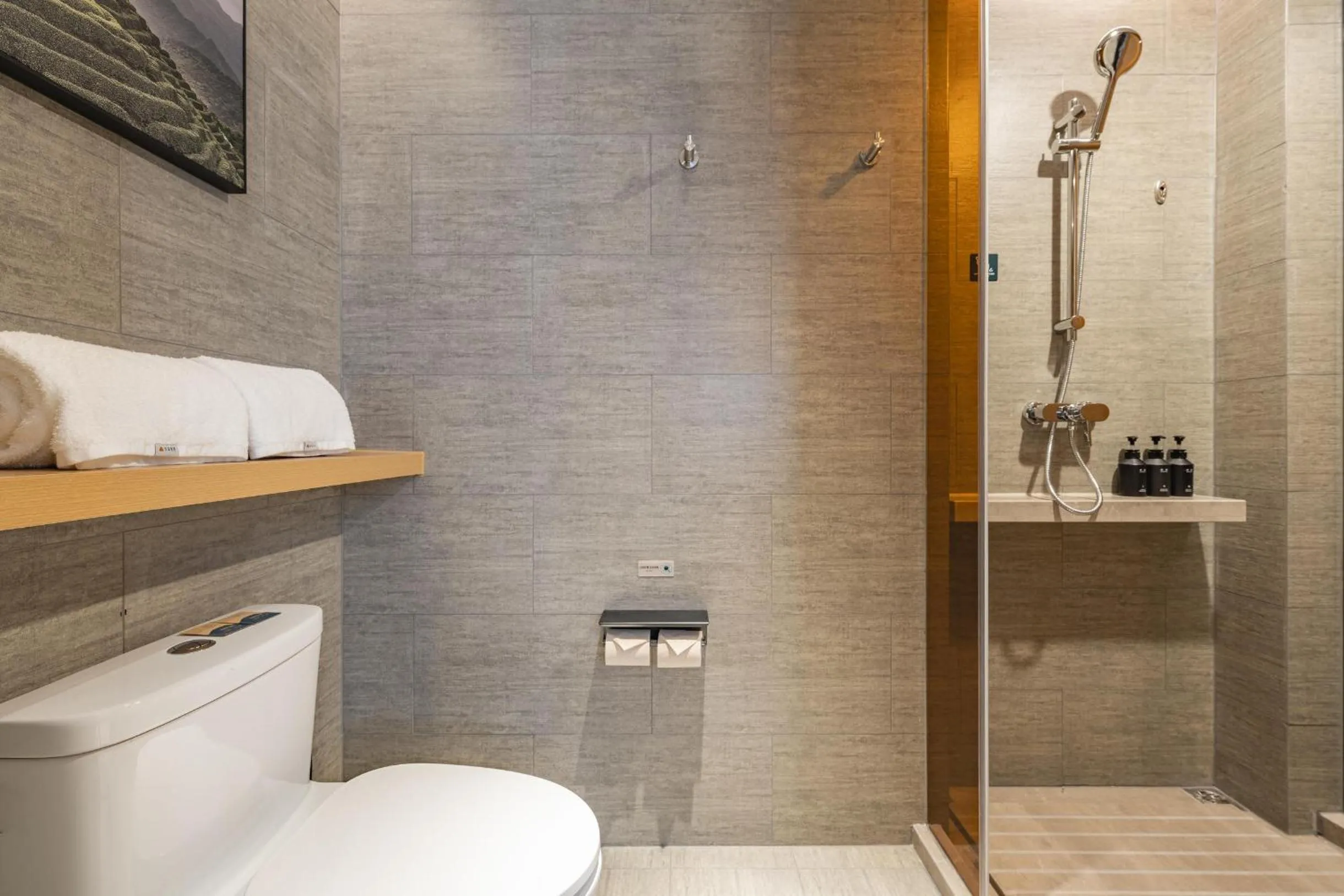 Shower in Atour Hotel Shanghai Pujiang