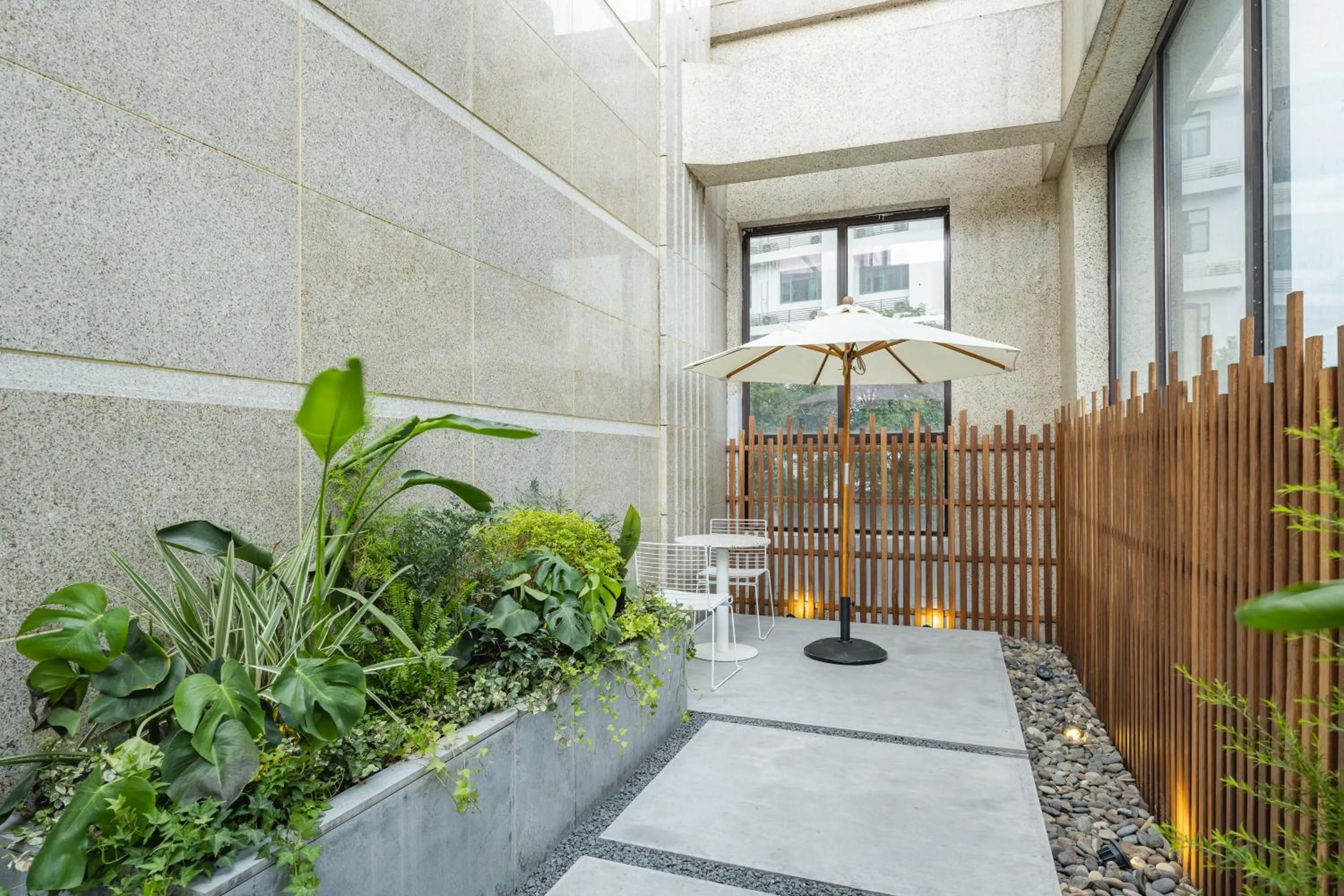 Garden view in Atour Hotel Shanghai Pujiang