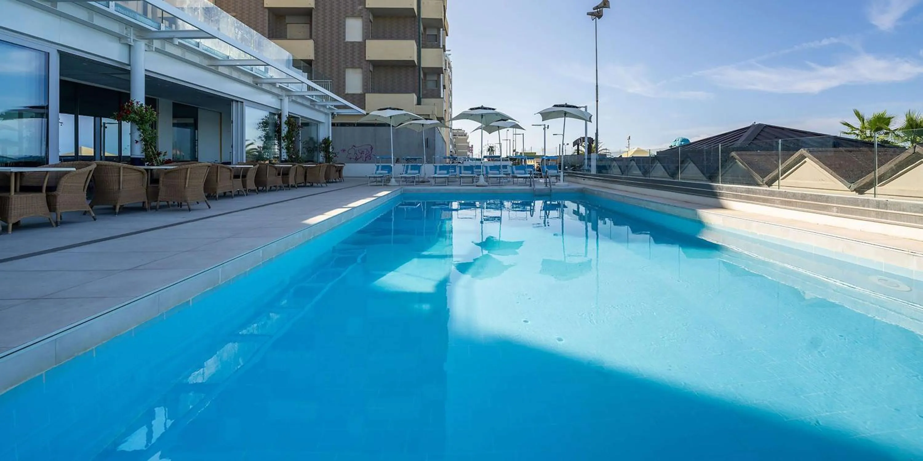 Pool view in Hotel Bellevue, Sure Hotel Collection by Best Western