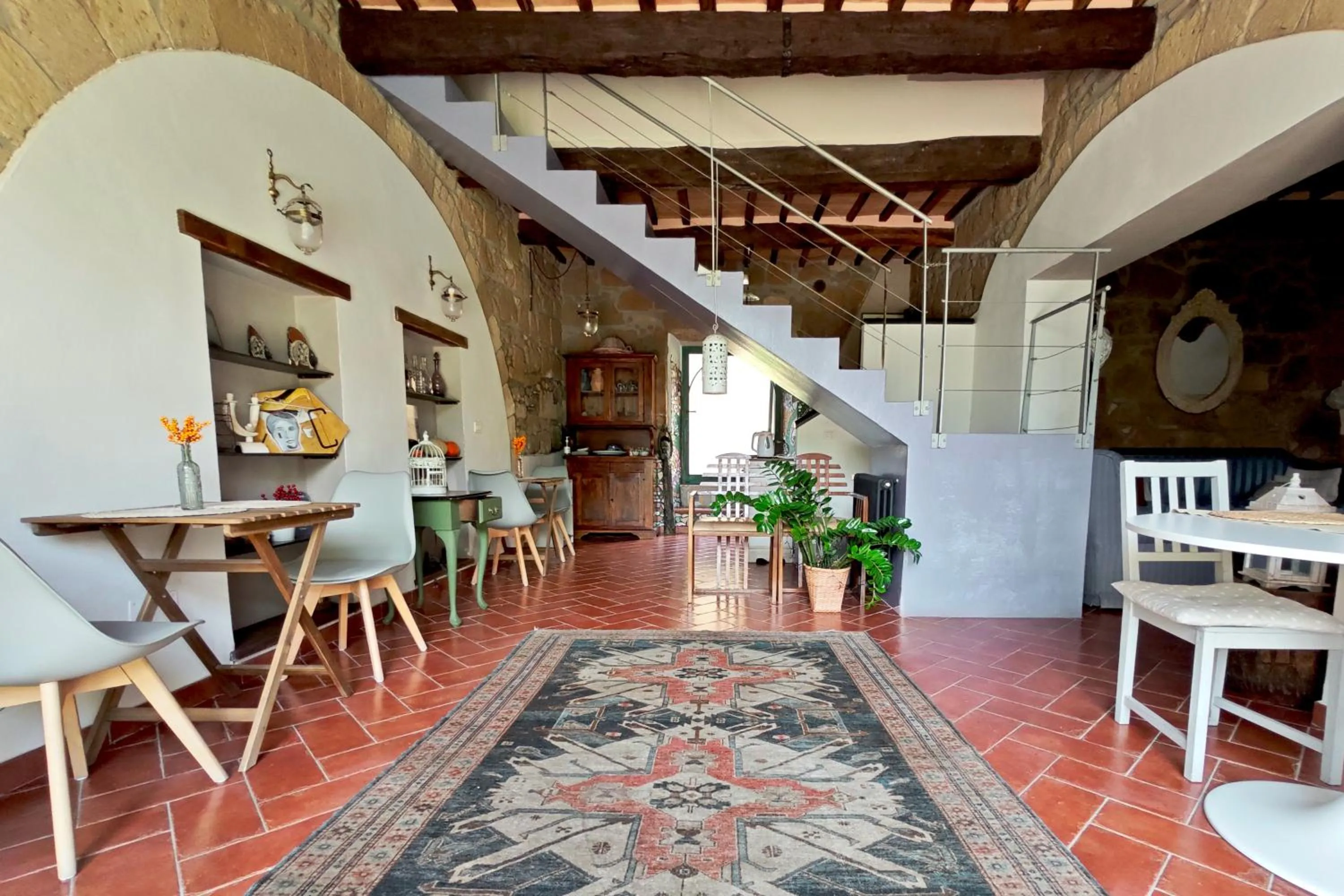 Lobby or reception in La Casa dei Carrai