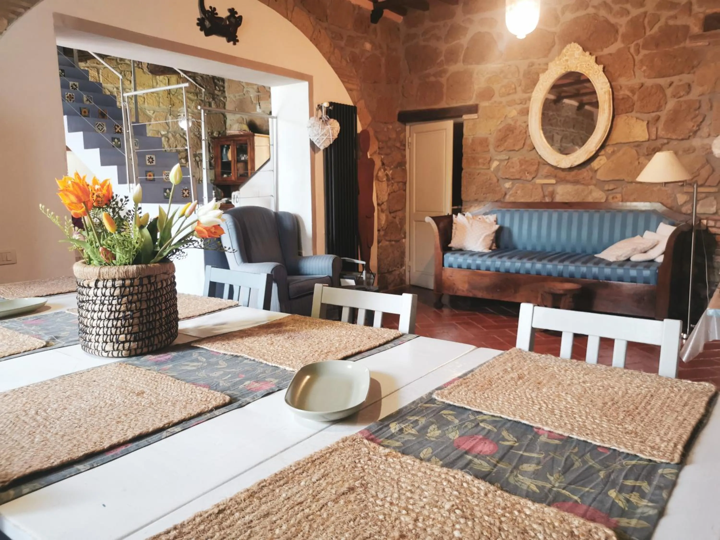 Lobby or reception in La Casa dei Carrai