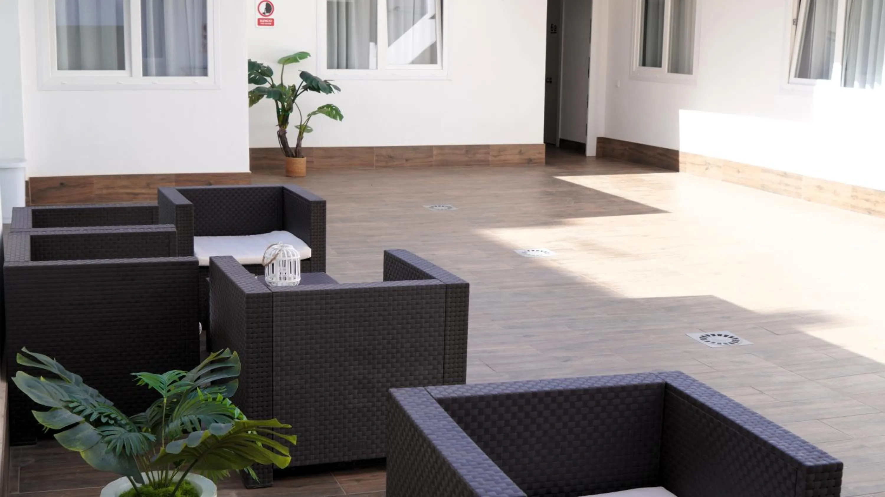 Patio in El Patio Hostal