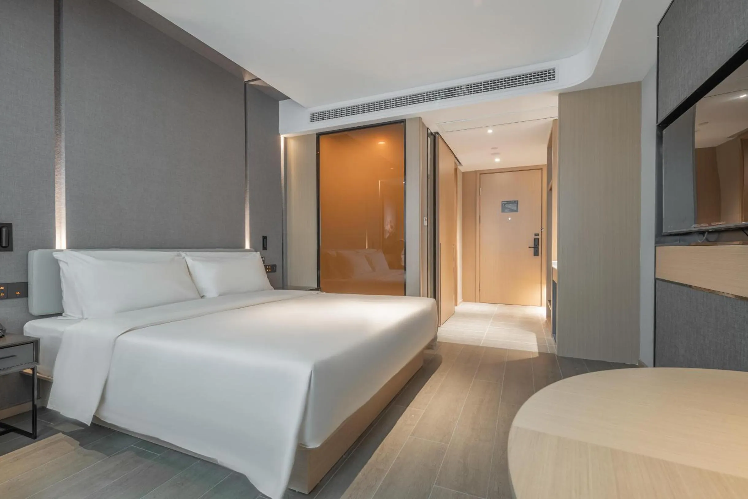 Bed in Atour Hotel Nanjing Jiangbei New District University of Technology