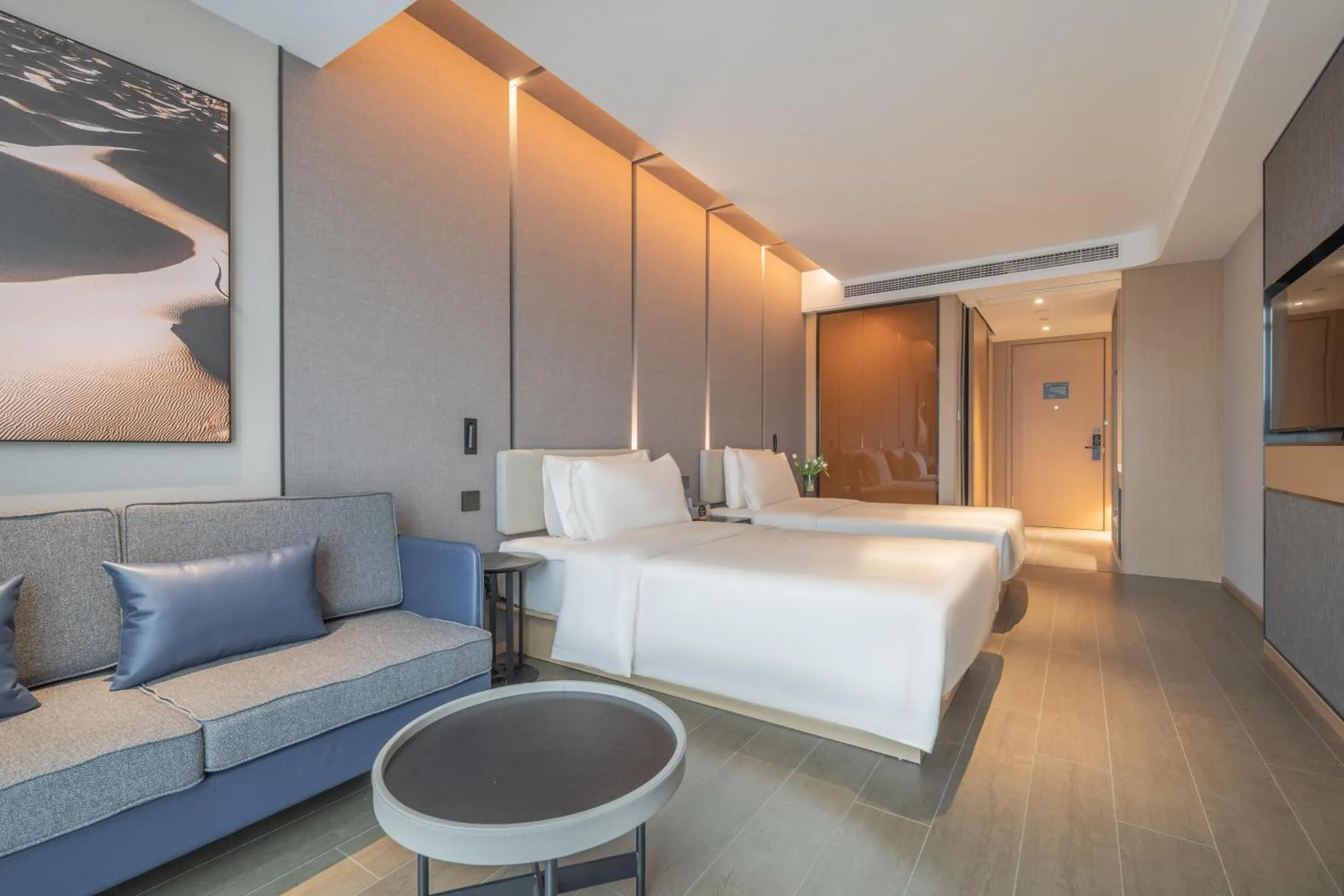 Bed in Atour Hotel Nanjing Jiangbei New District University of Technology