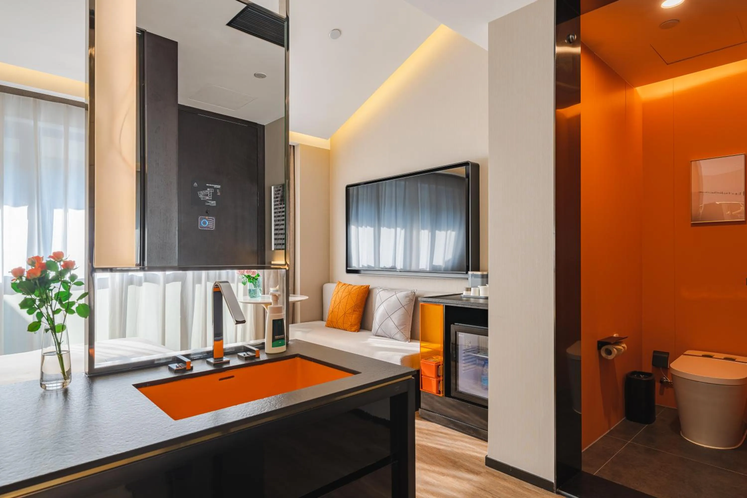 Toilet in Atour S Hotel Wuxi Nanchang Street