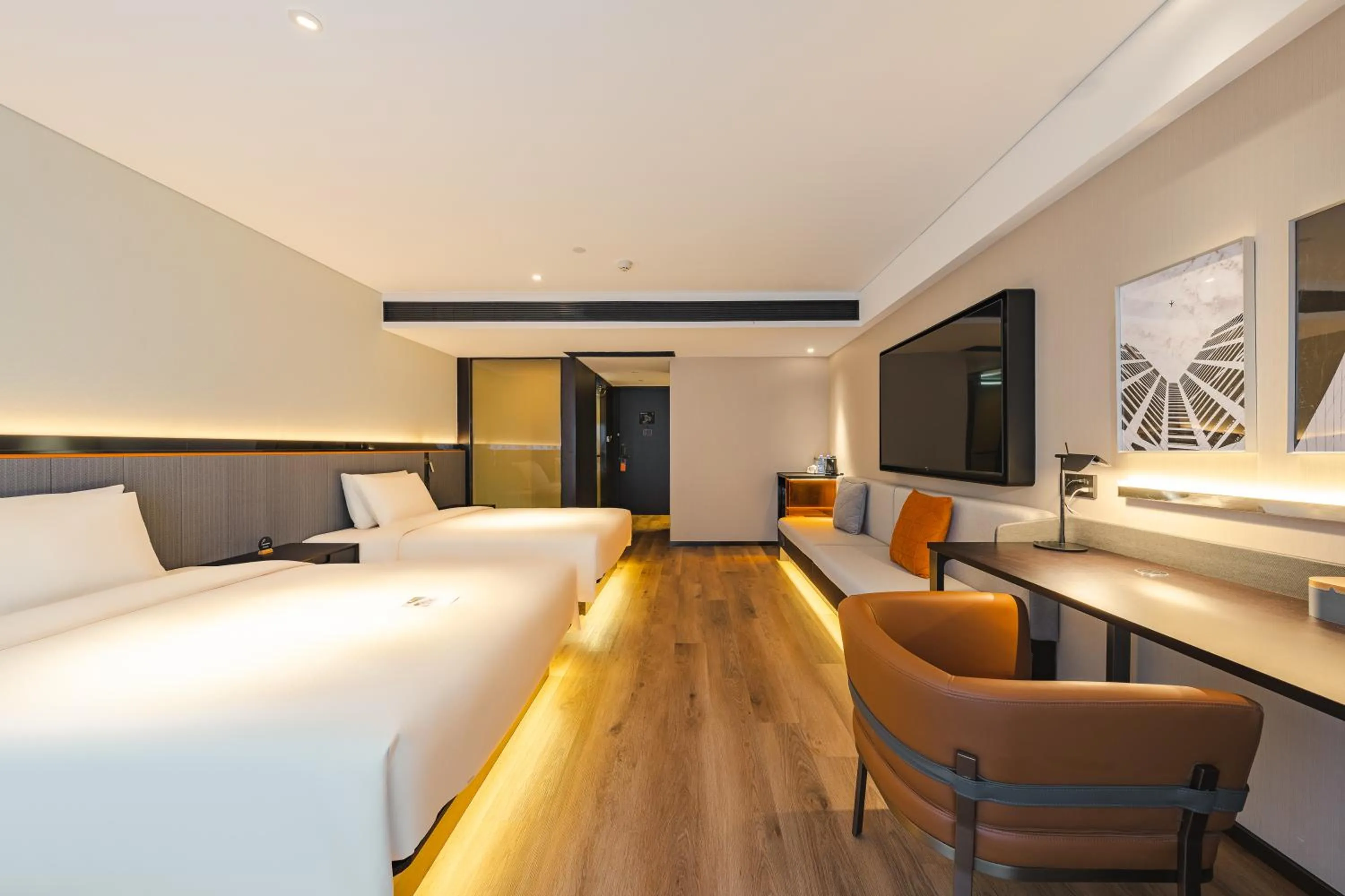 TV and multimedia, Bed in Atour S Hotel Wuxi Nanchang Street