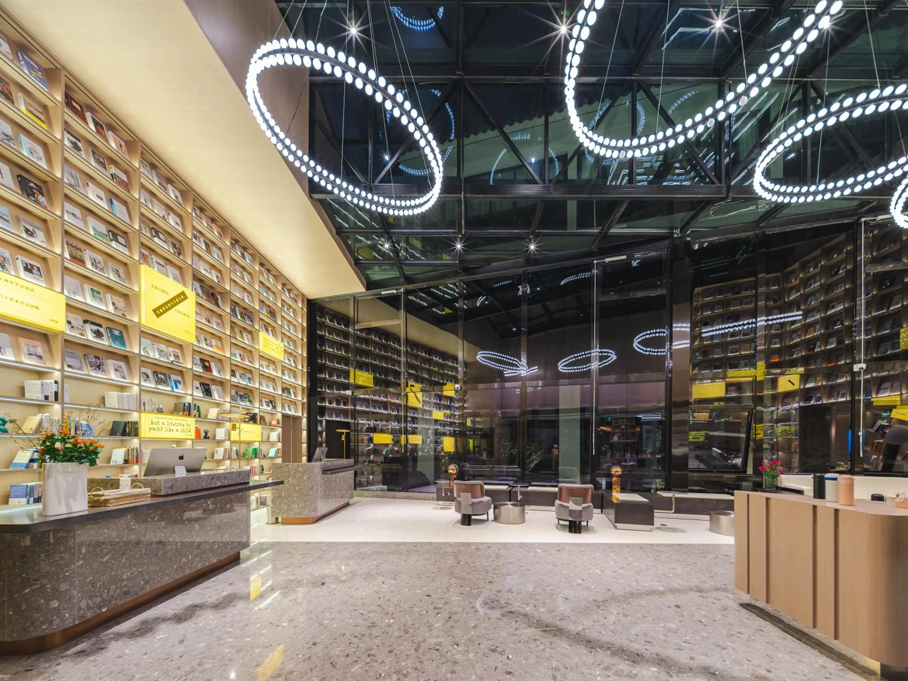 Lobby or reception in Atour S Hotel Wuxi Nanchang Street