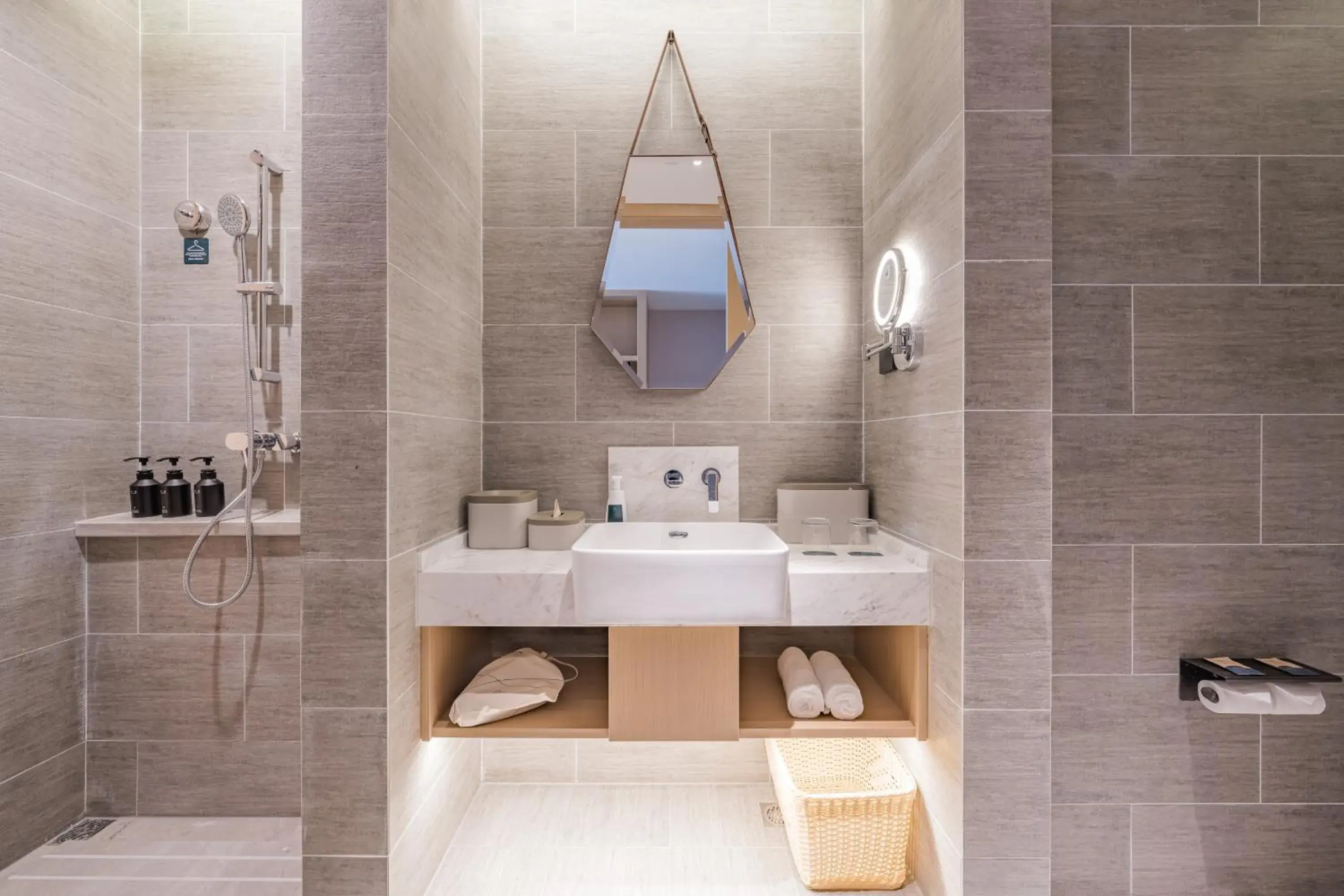 Bathroom in Atour Hotel Suzhou Wujiang Suzhou Bay Bathroom in Atour Hotel Suzhou Wujiang Suzhou Bay