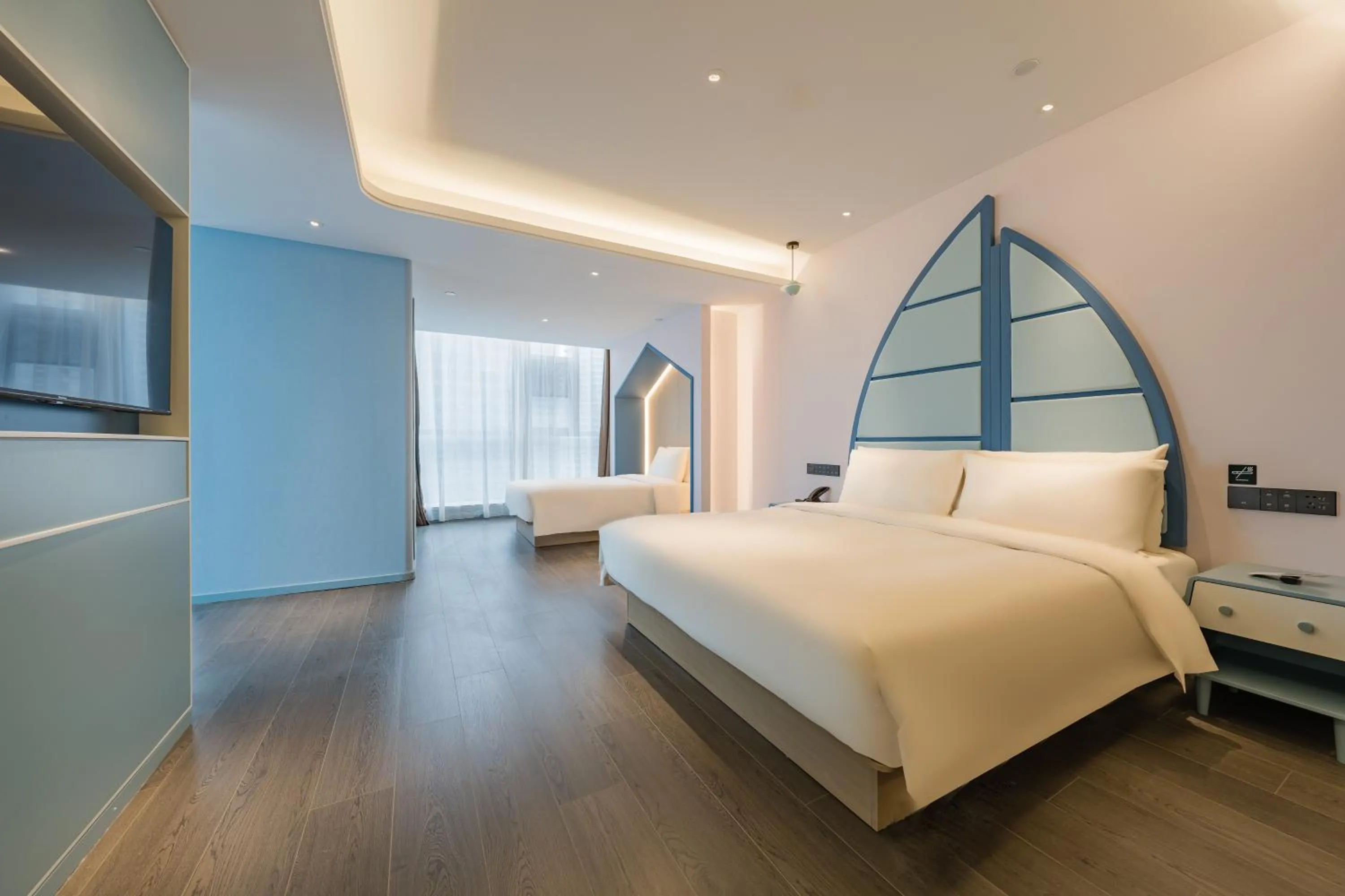 Bedroom, Bed in Atour Hotel Suzhou Wujiang Suzhou Bay